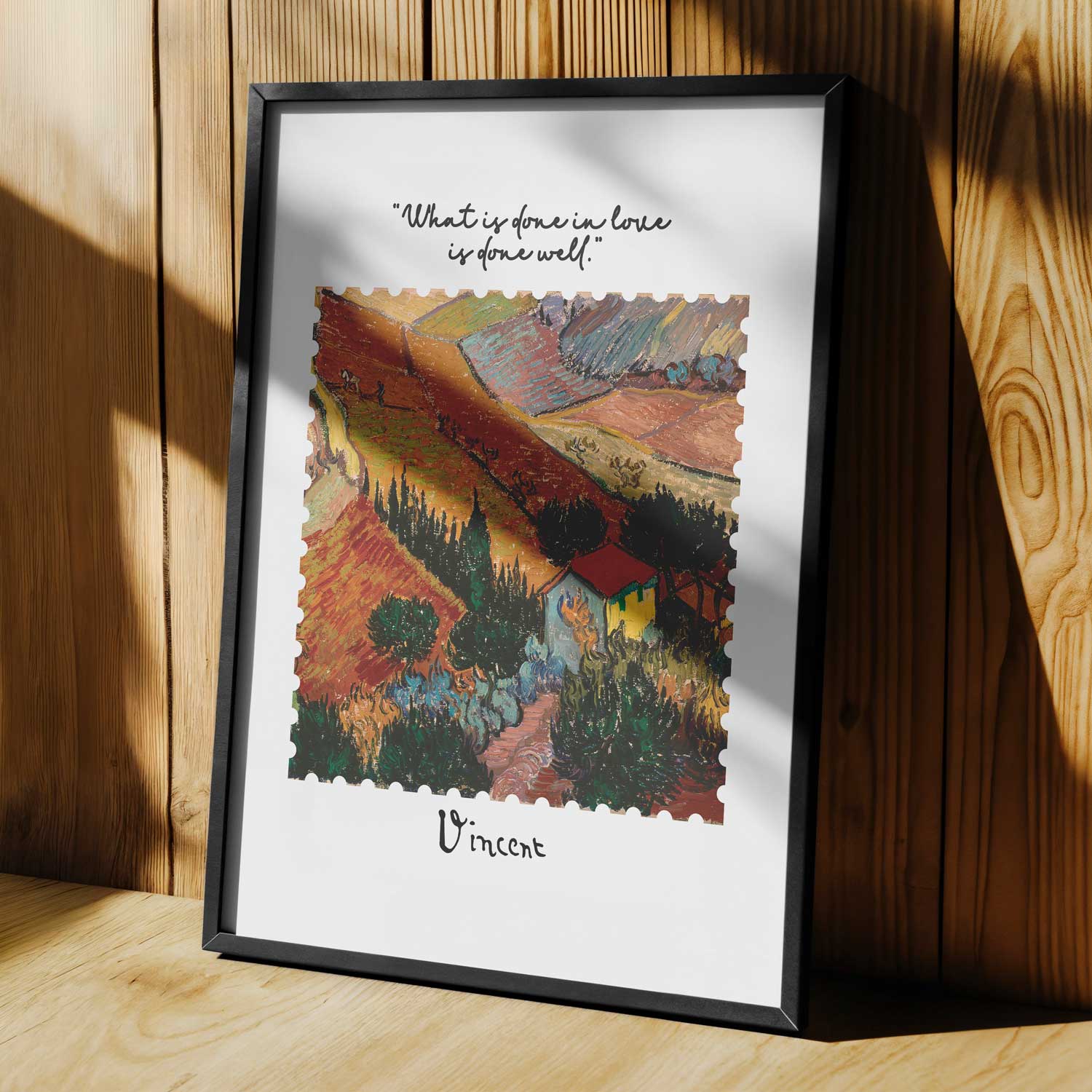 Valley with Ploughman - Van Gogh