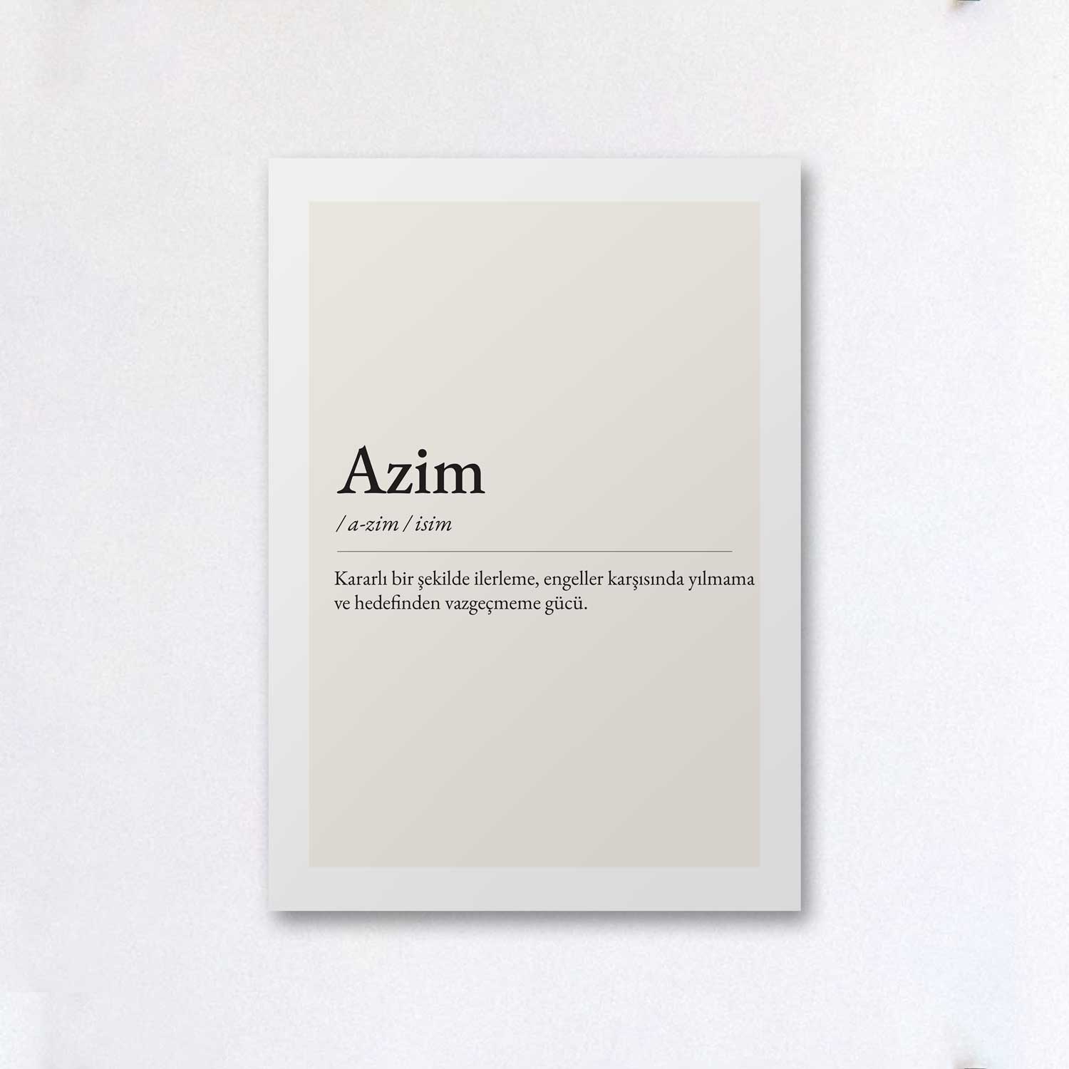 Tipografi Poster - Azim
