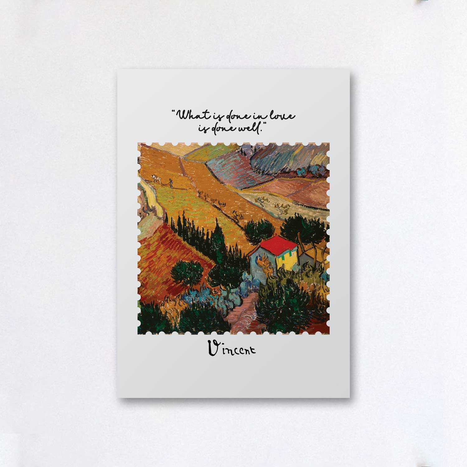 Valley with Ploughman - Van Gogh