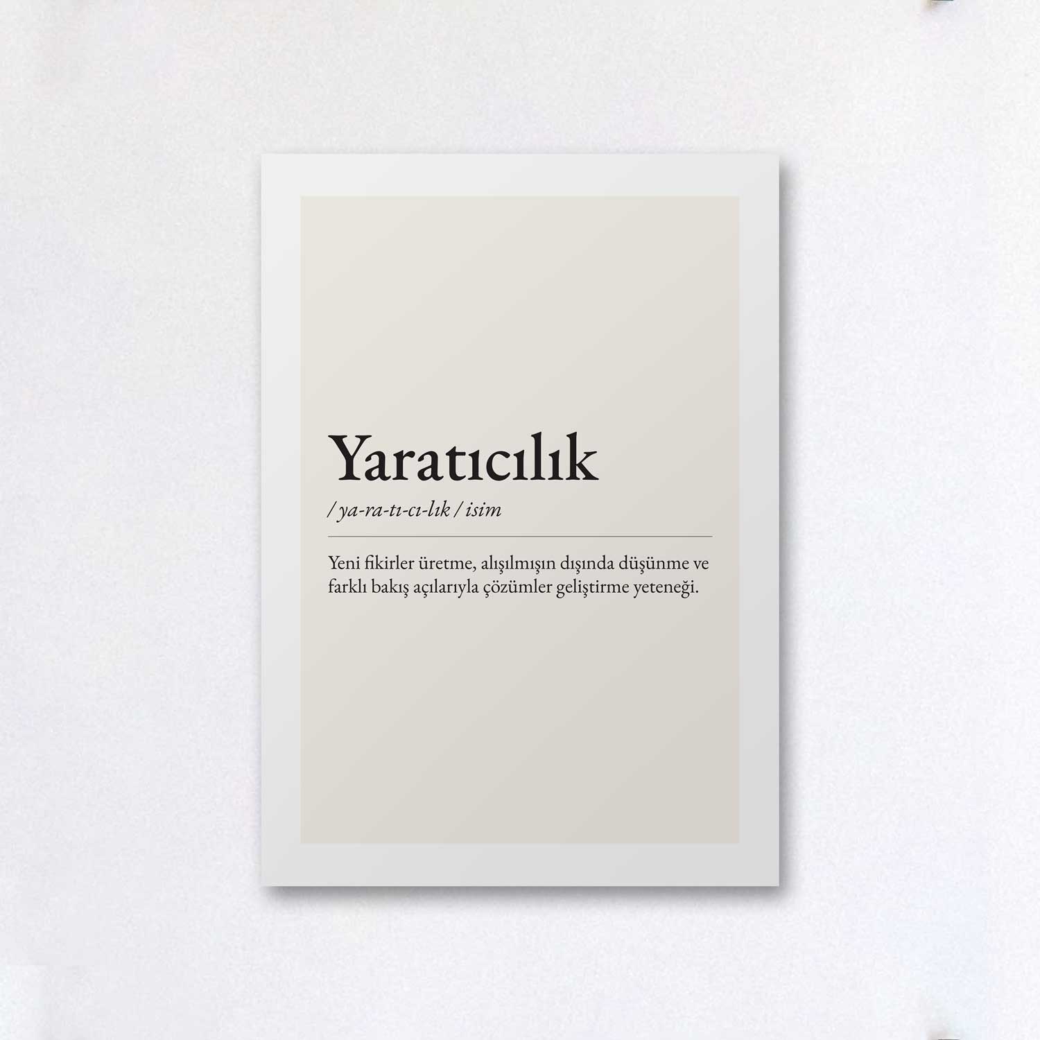 Tipografi Poster - Yaratıcılık