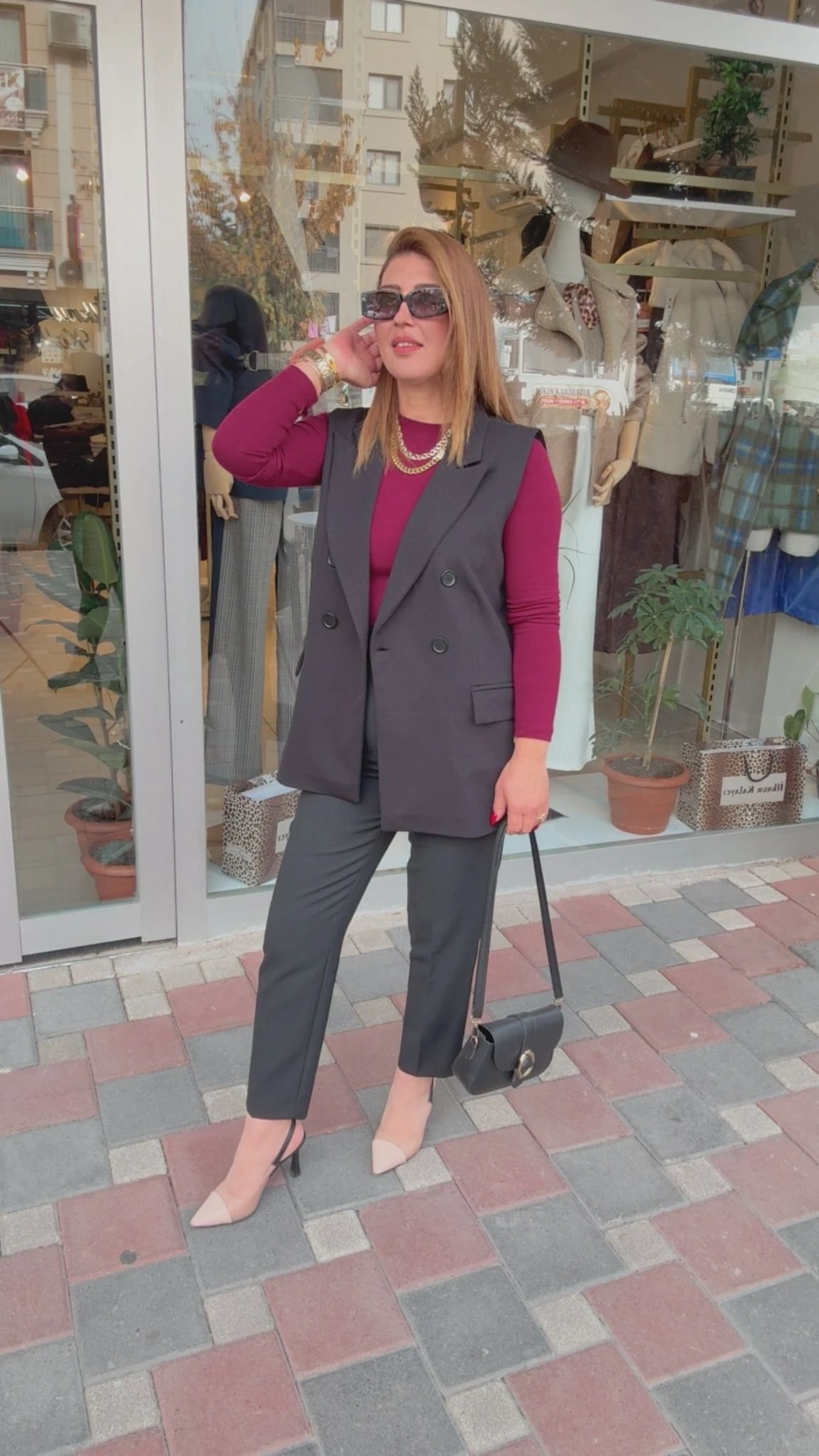 Crep Cep Kapaklı Yelek