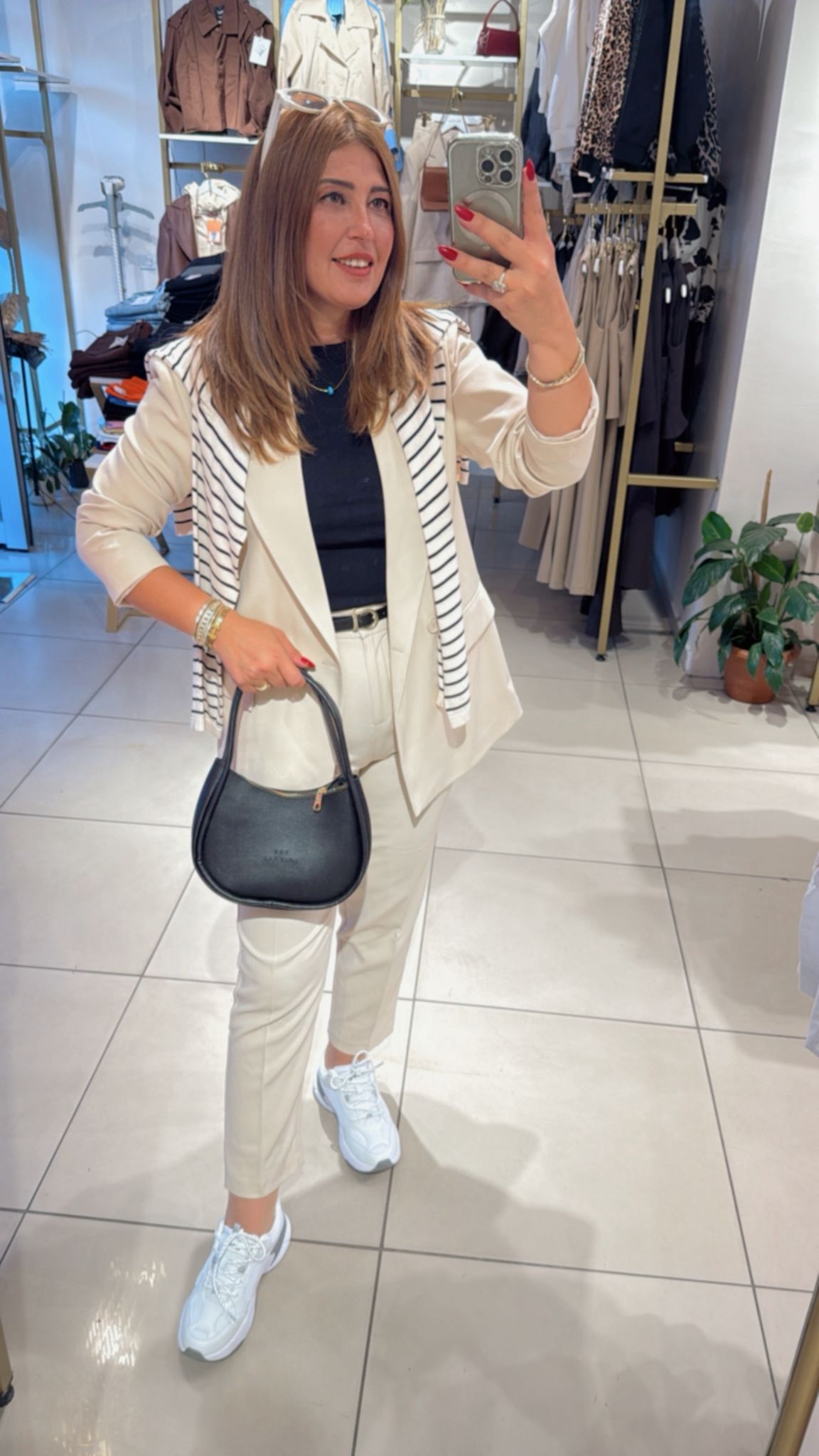 Blazer Takım - Ekru