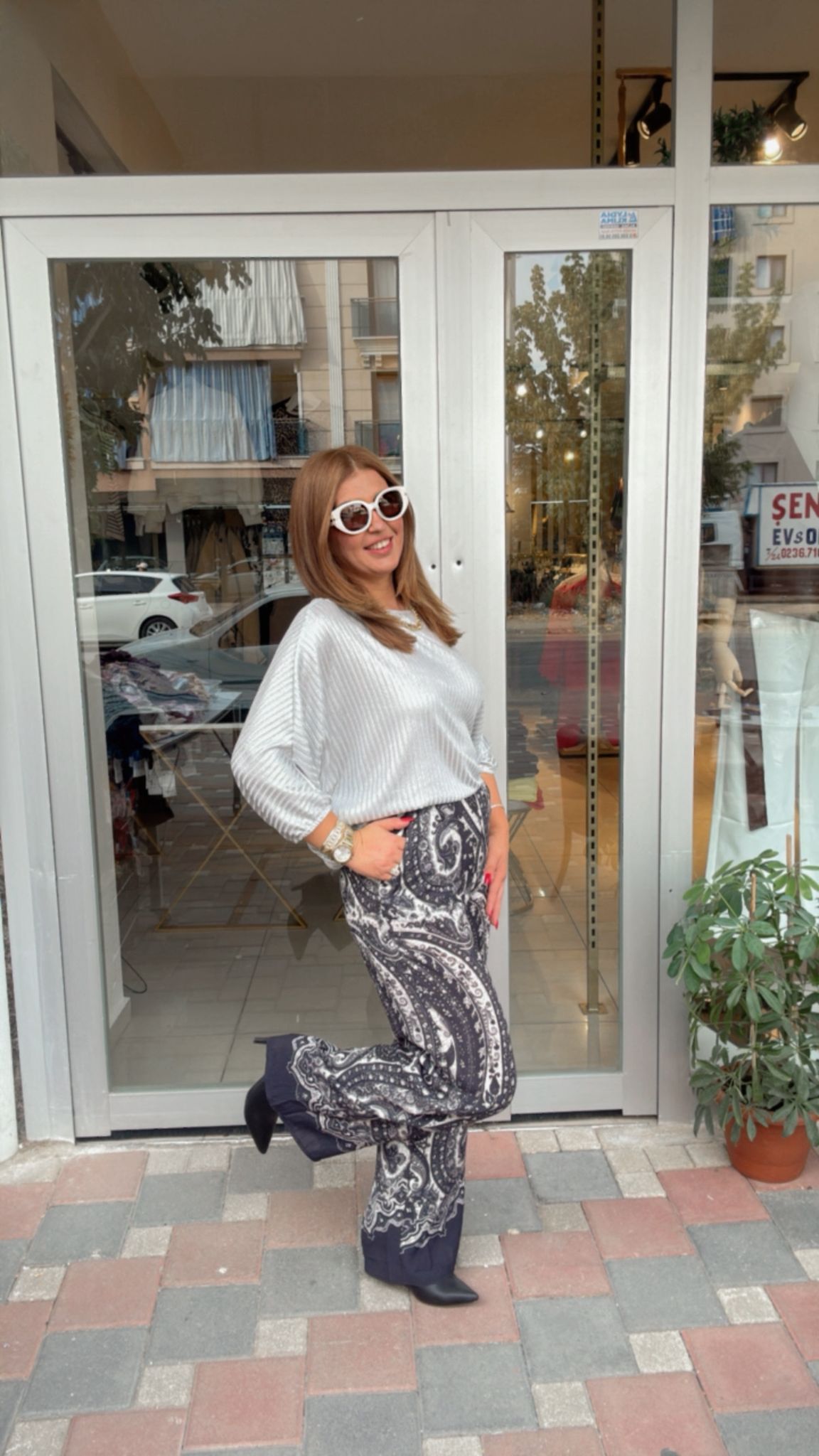 Desenli Pantolon