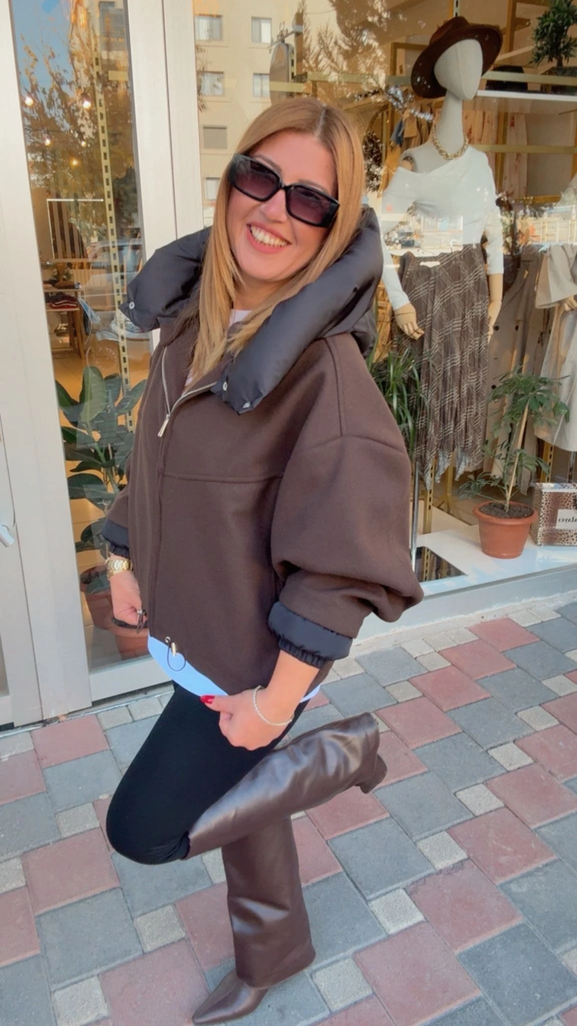 Kaşe Kapüşonlu Mont