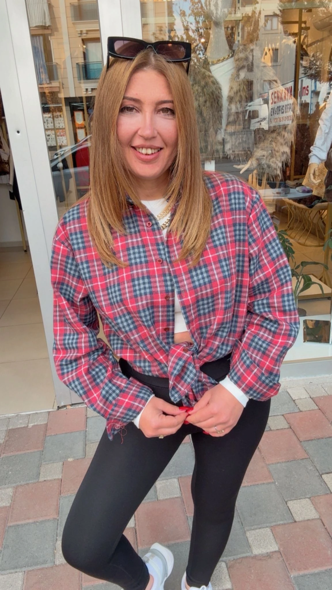 EKOSELİ GÖMLEK - Kırmızı