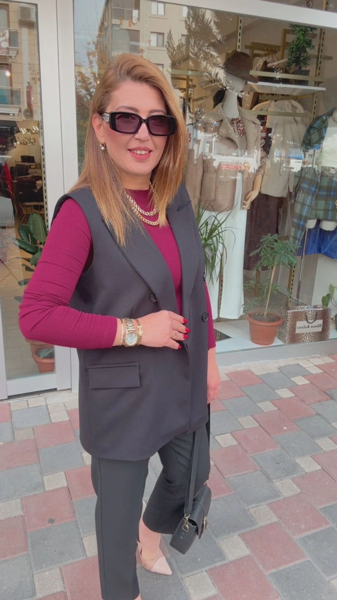 Crep Cep Kapaklı Yelek