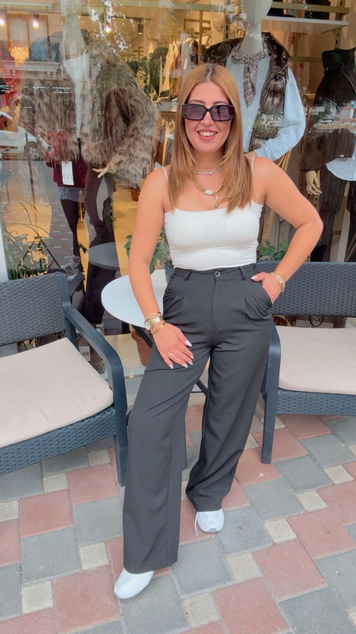 Palazzo Pantolon - Siyah