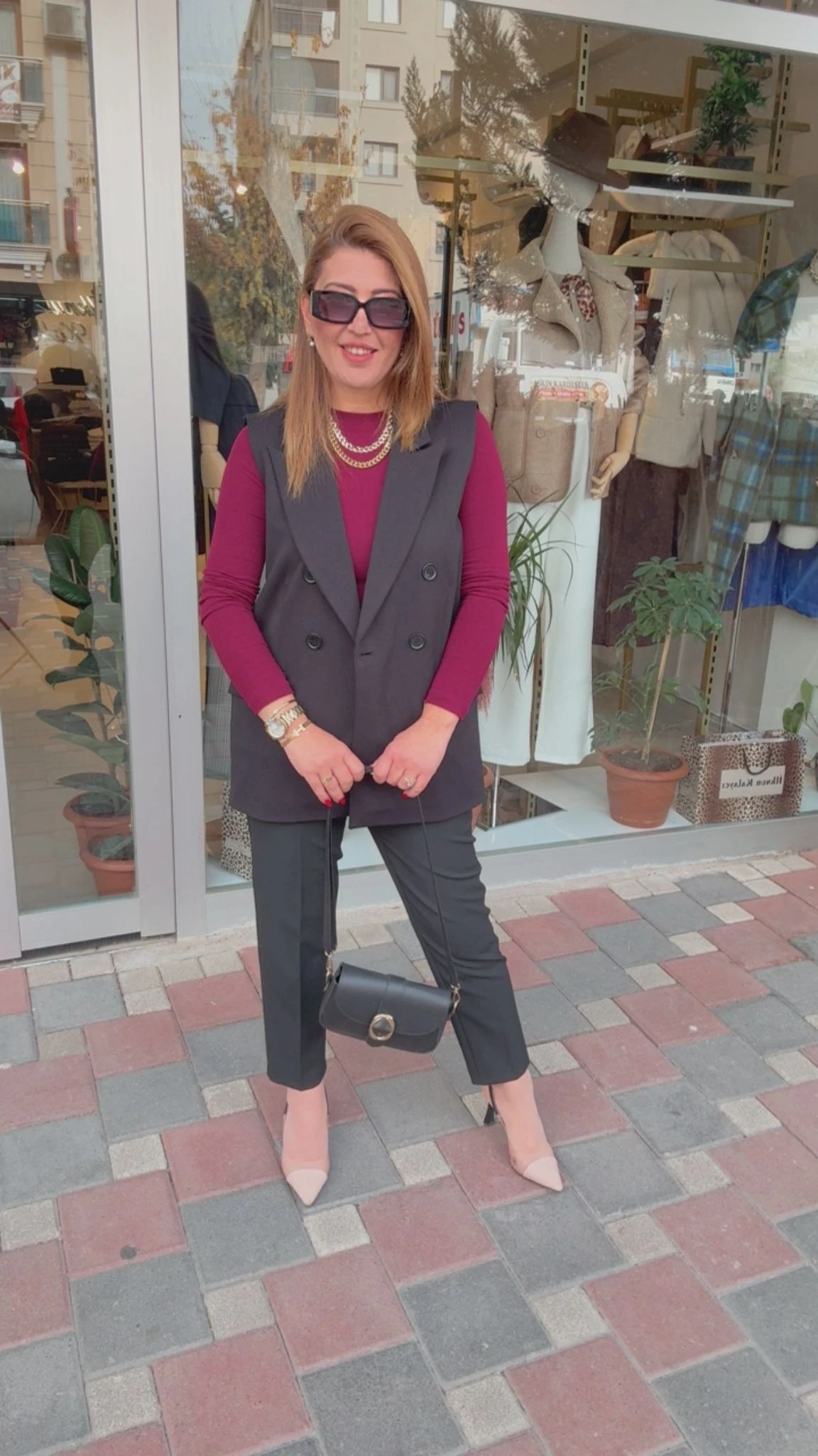 Crep Cep Kapaklı Yelek