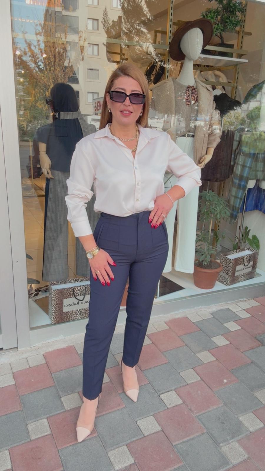 Flatolu Pensli Pantolon