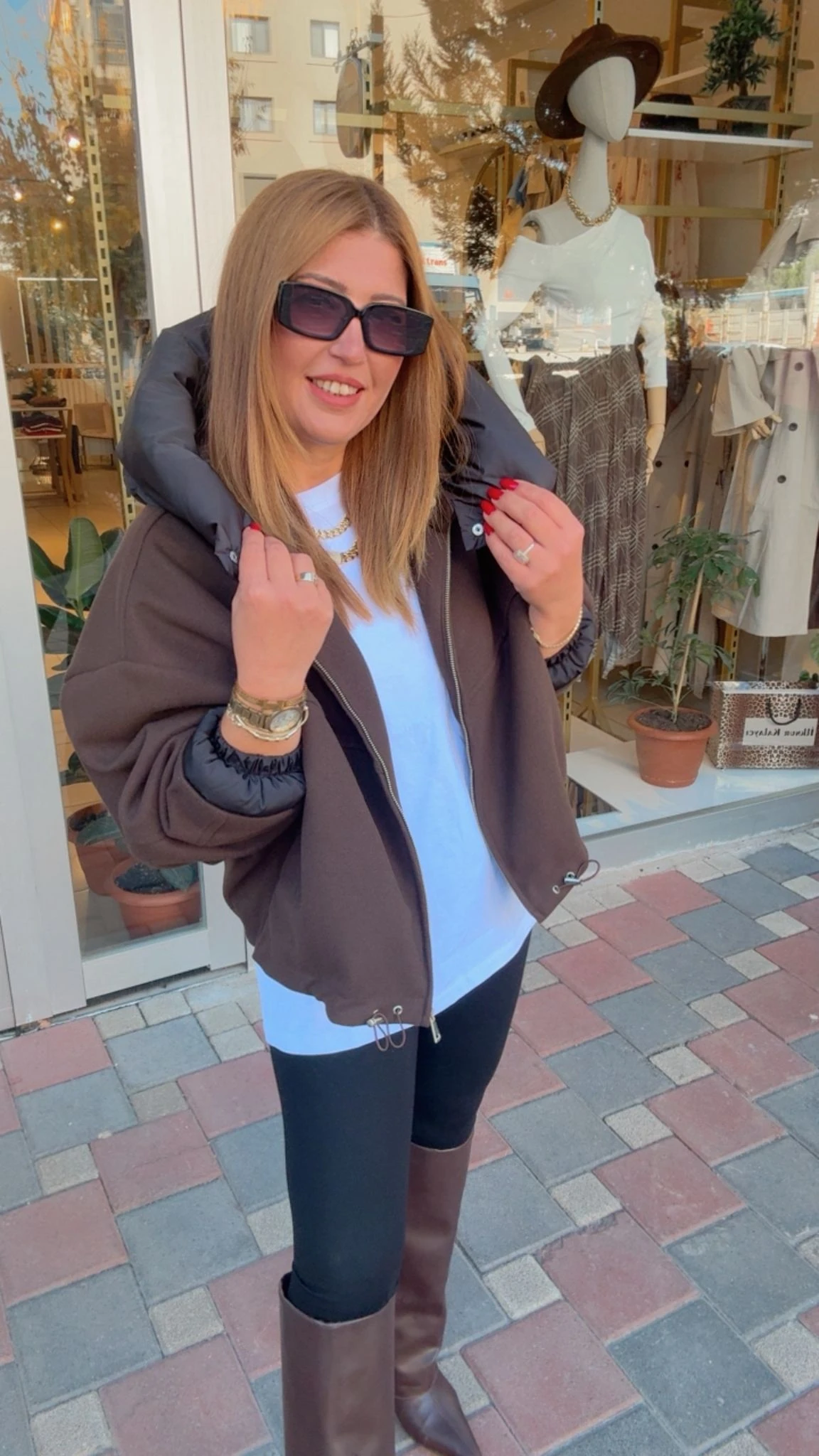 Kaşe Kapüşonlu Mont