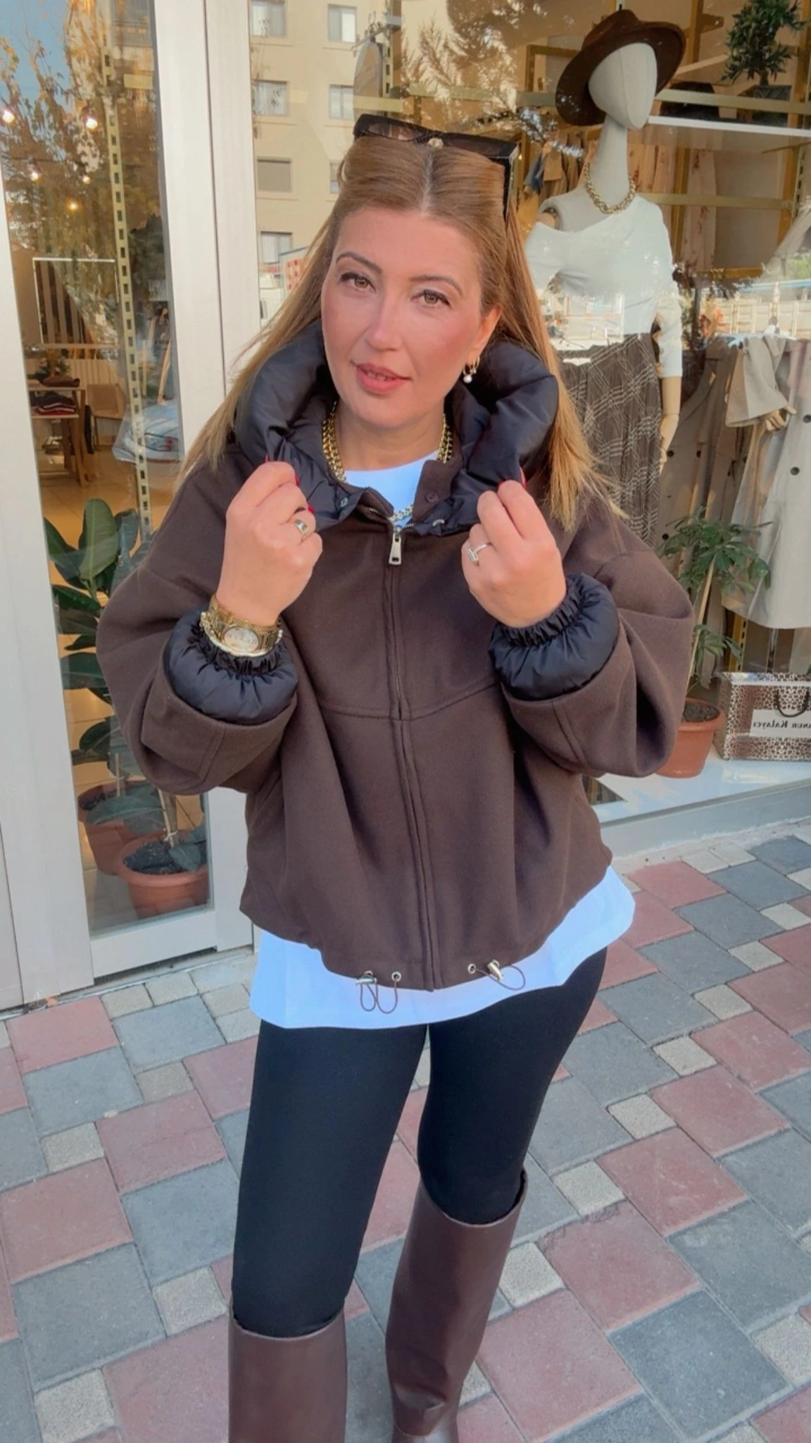 Kaşe Kapüşonlu Mont