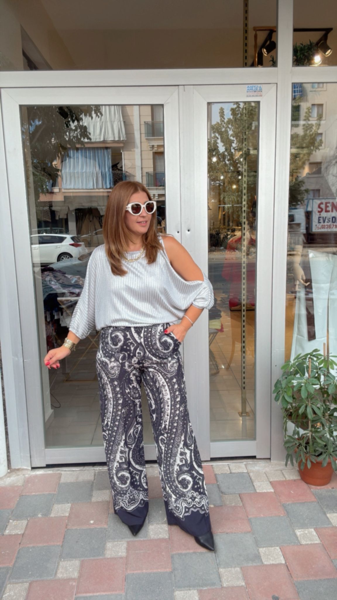 Desenli Pantolon