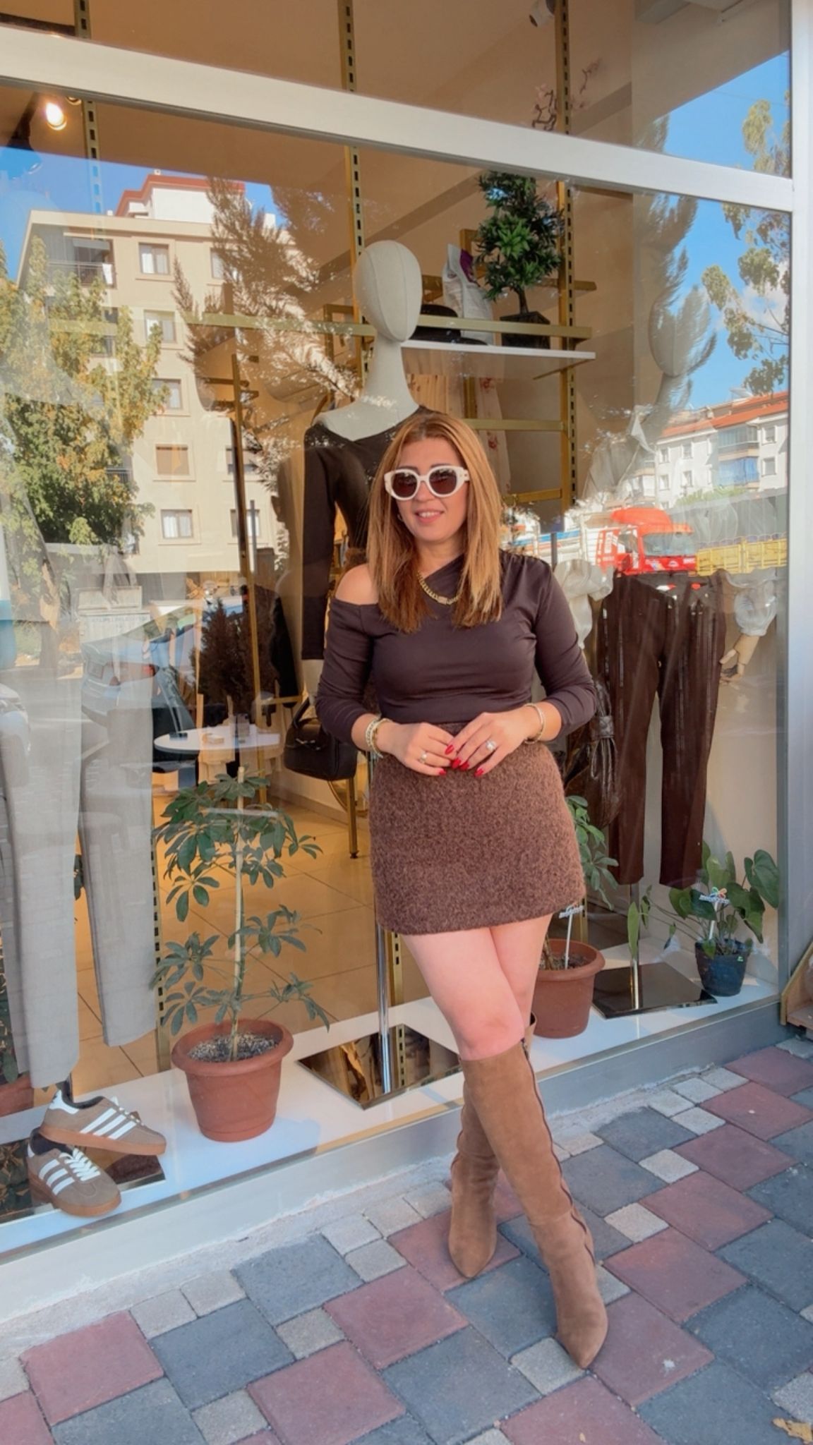 Omuz Detaylı Bluz - Siyah