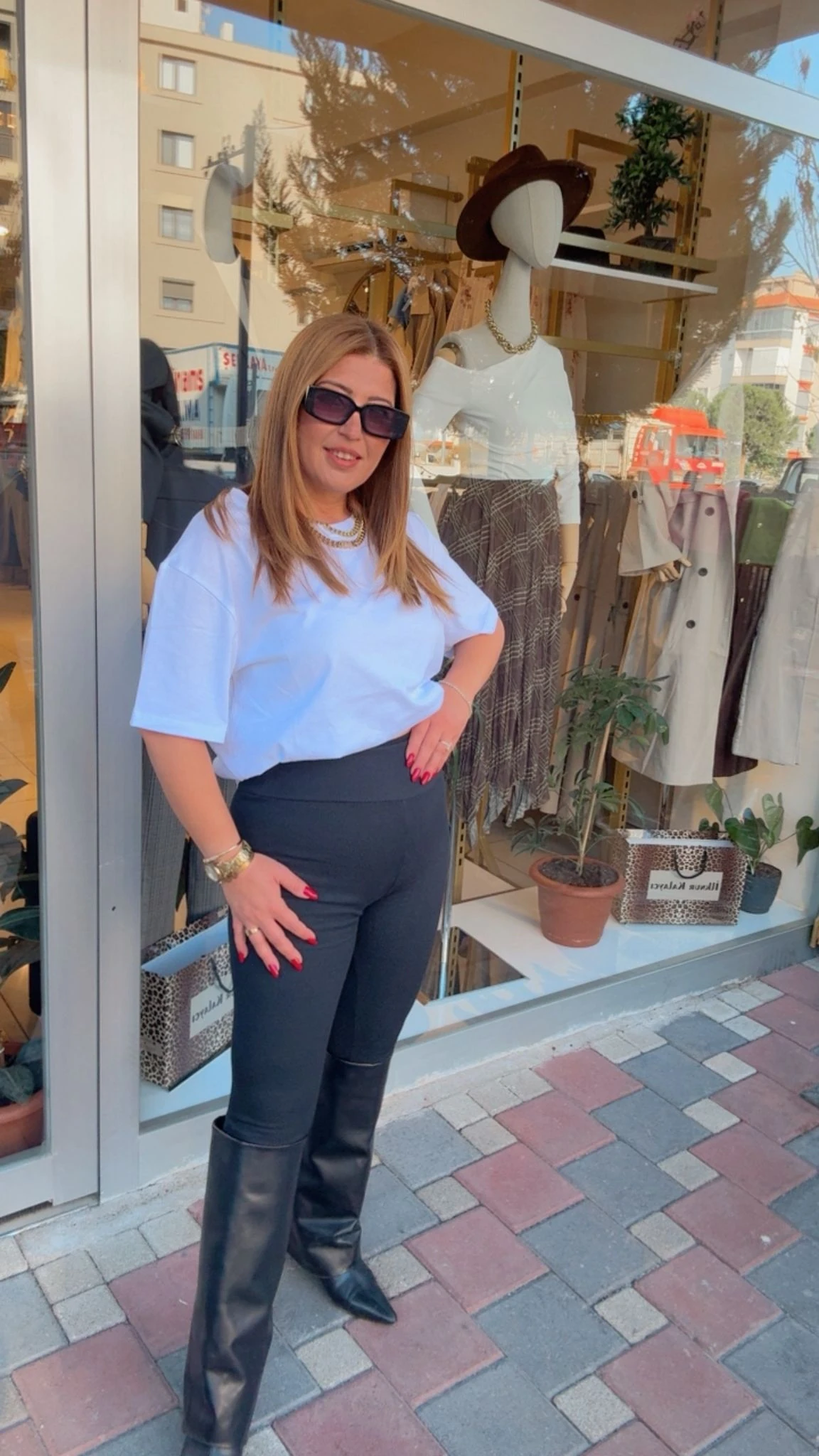 Fitilli İçi Şardonlu Tayt - Siyah