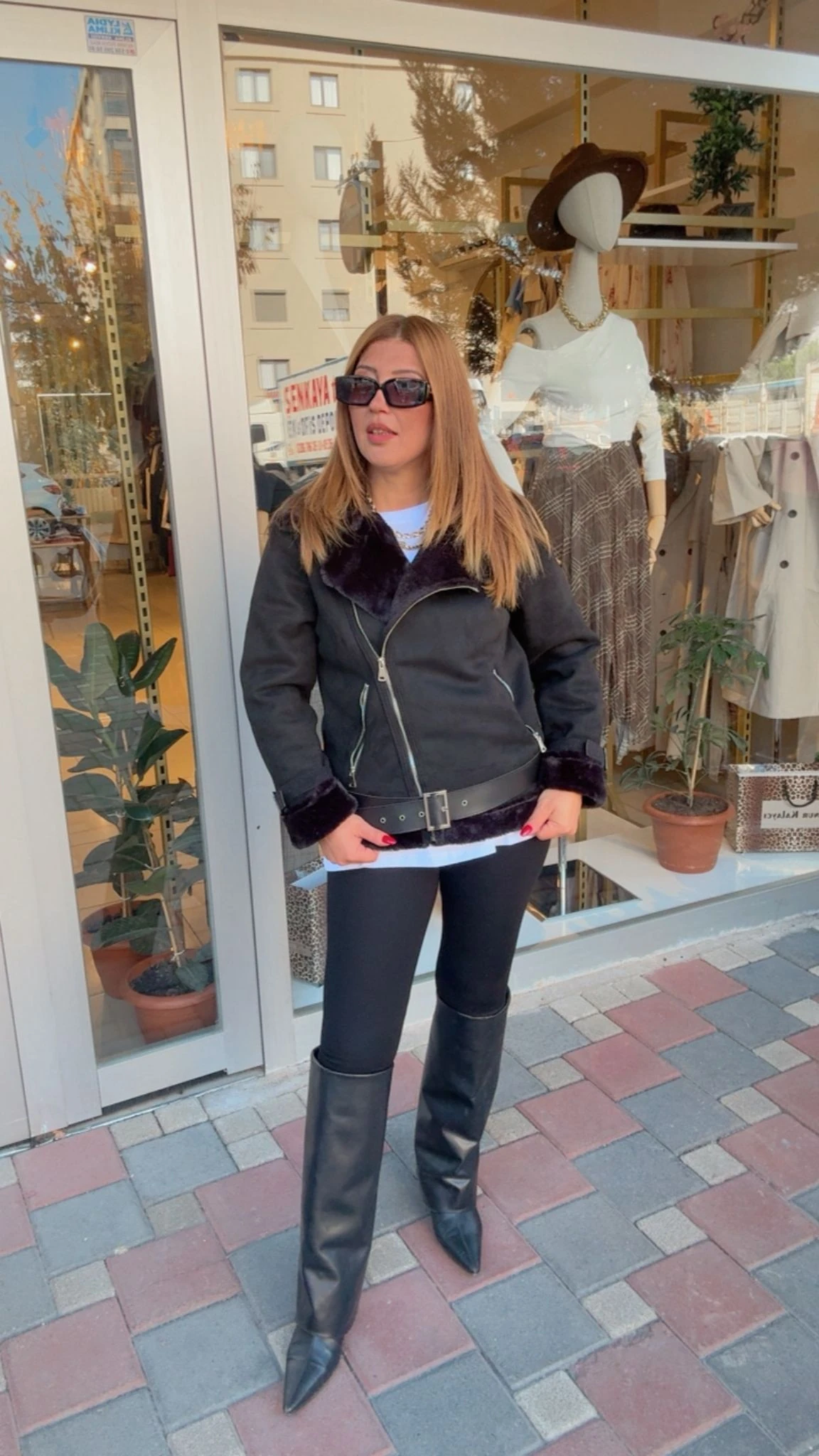 İçi Kürklü Süet Ceket