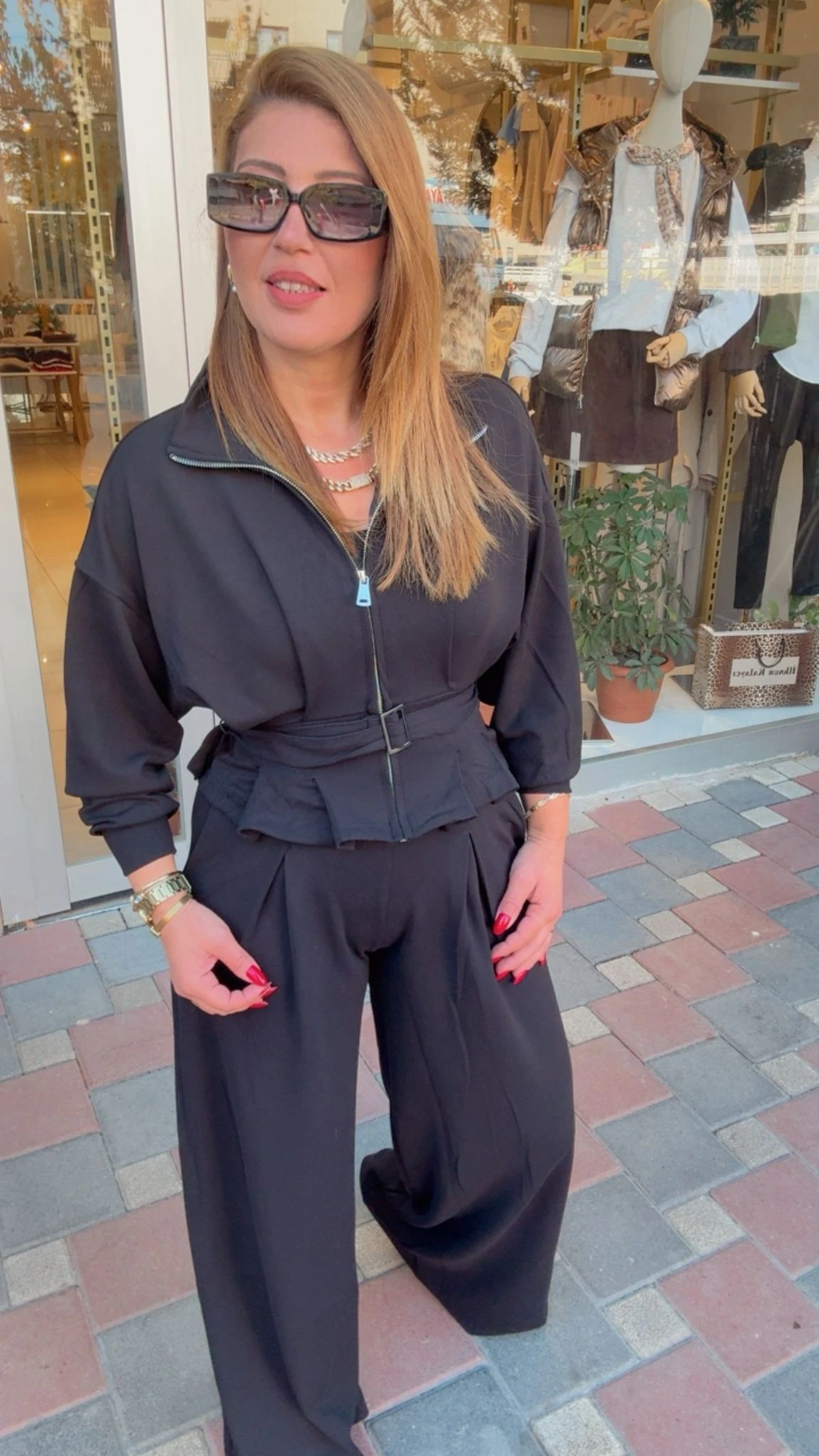 MODAL KUMAŞ DİK YAKA PİLELİ TAKIM