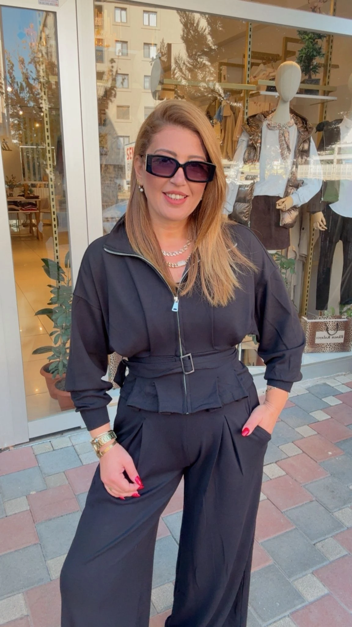 MODAL KUMAŞ DİK YAKA PİLELİ TAKIM