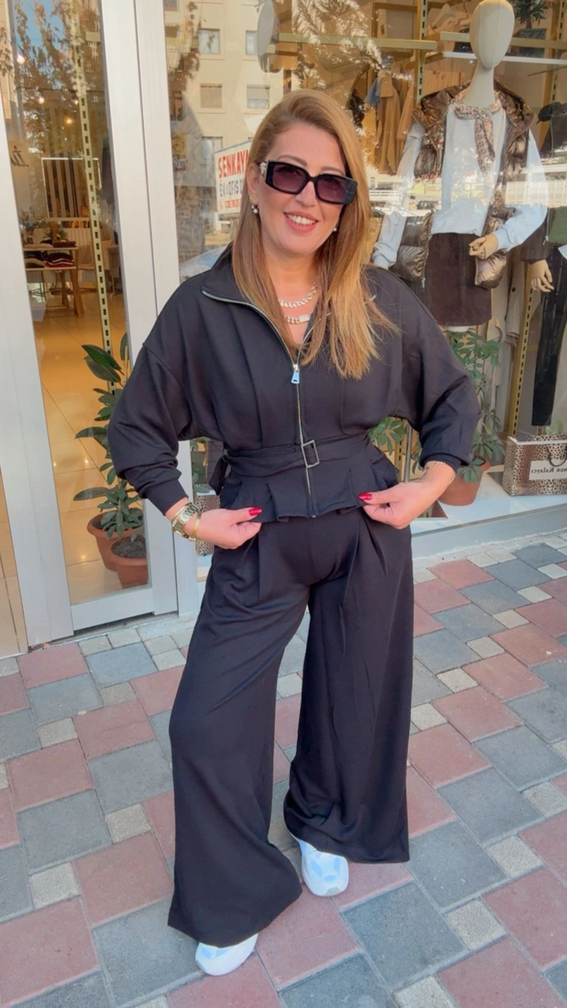 MODAL KUMAŞ DİK YAKA PİLELİ TAKIM