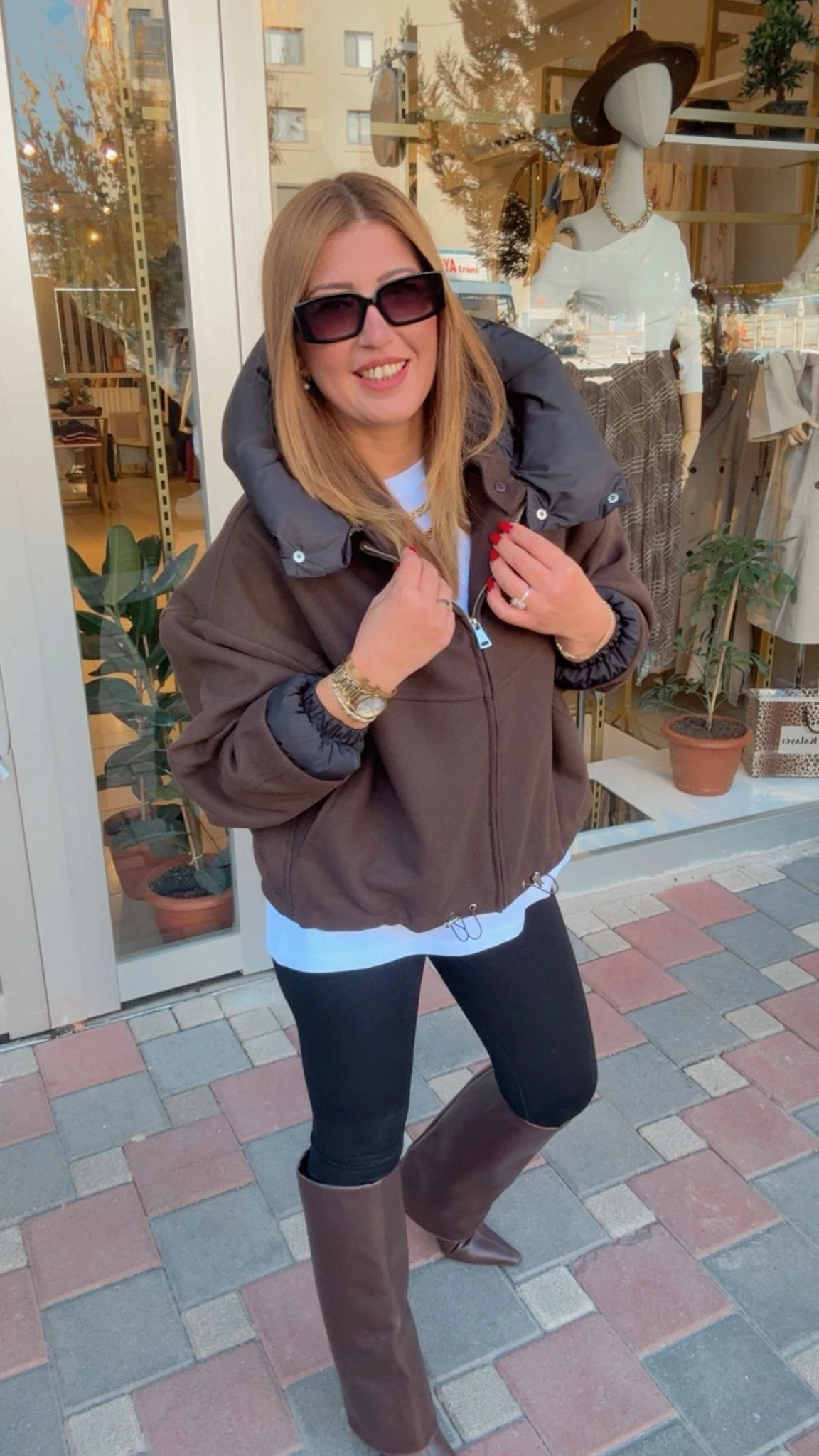 Kaşe Kapüşonlu Mont