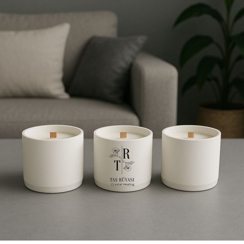 3'lü  Soya Wax Mum Set