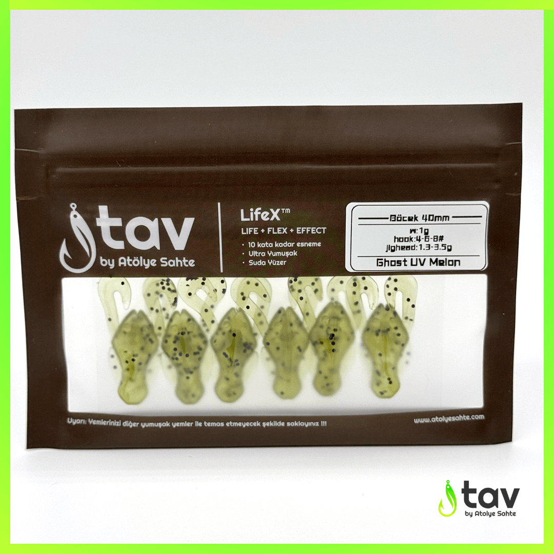 LifeX™ BÖCEK 40mm 6’lI paket - Ghost UV Melon