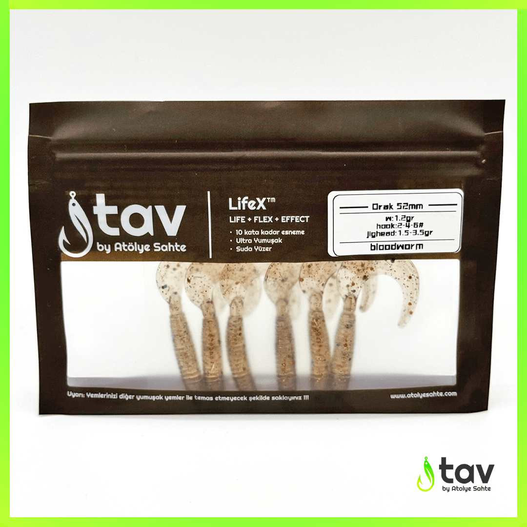 LifeX™ ORAK 52mm 6’lı paket - Bloodworm