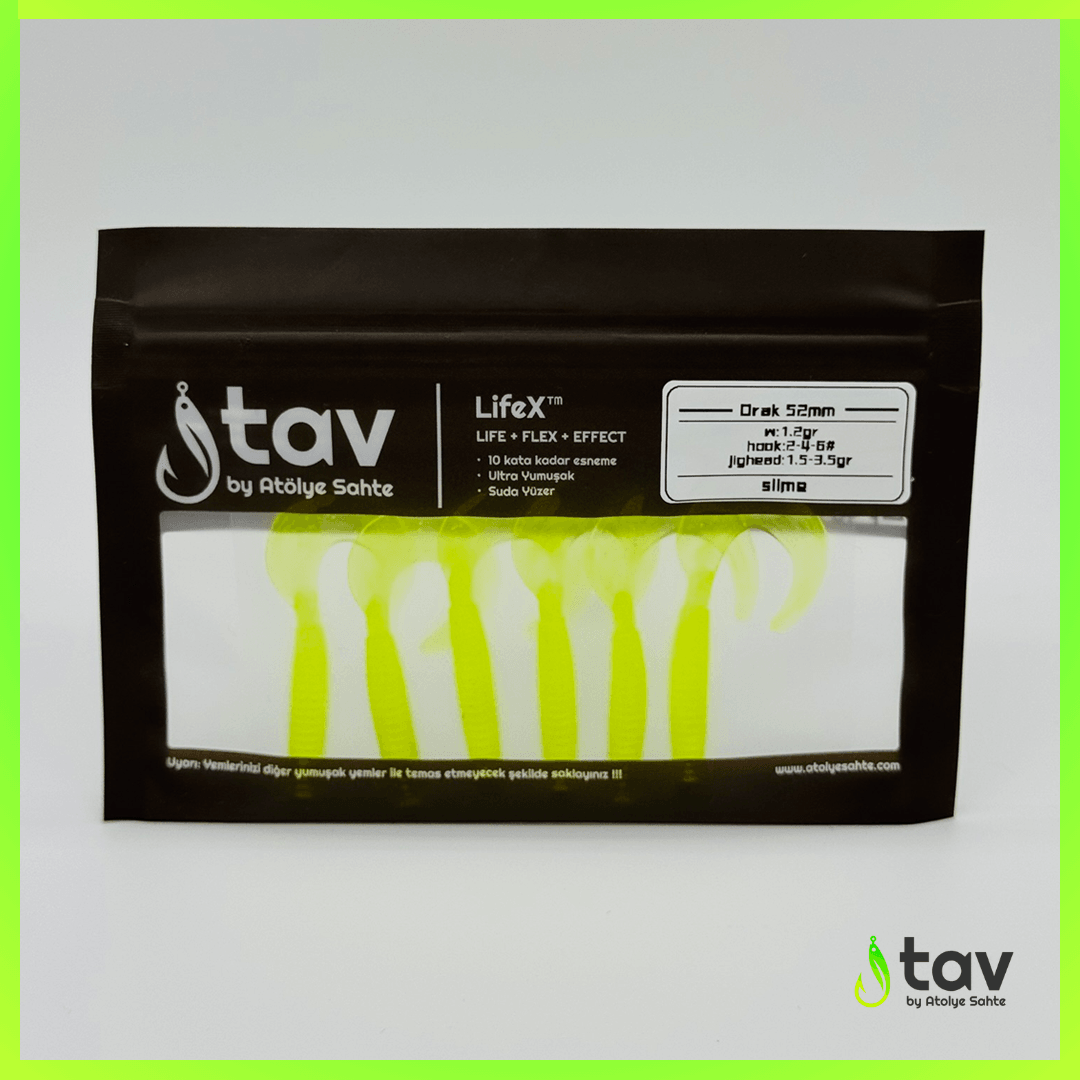 LifeX™ ORAK 52mm 6’lı paket - Slime (UV/Glow)