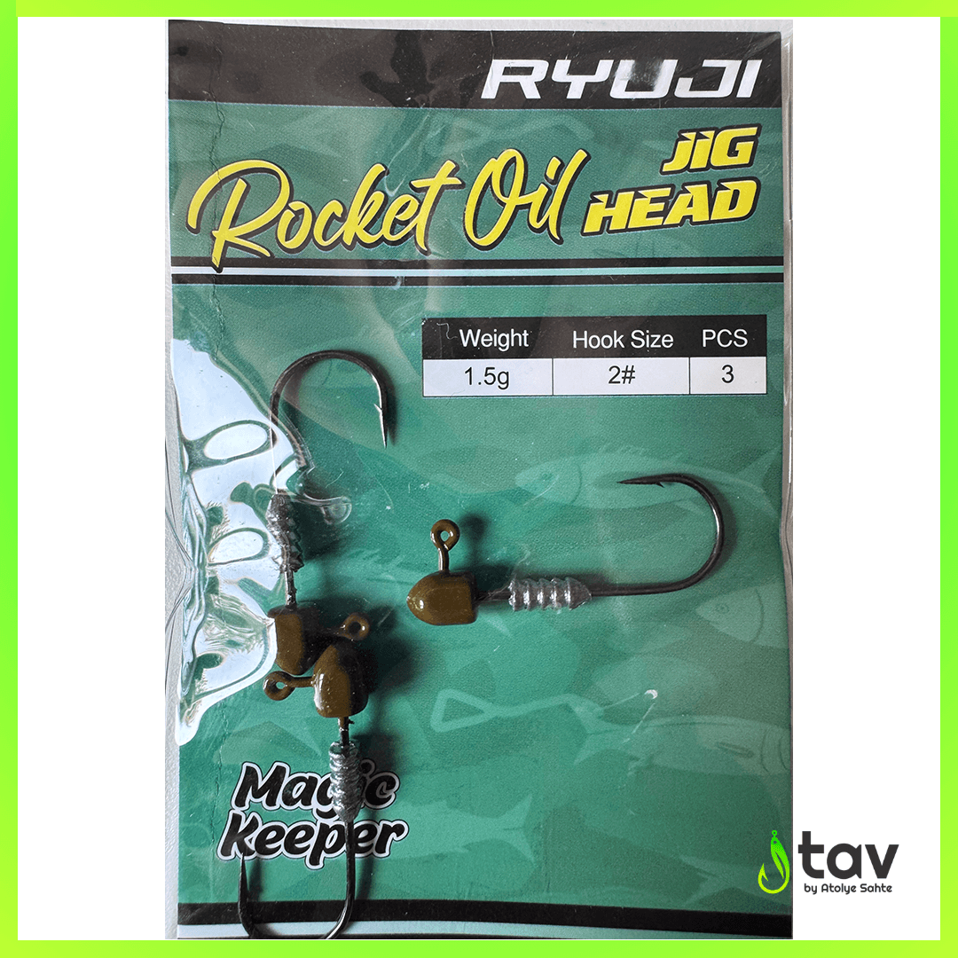 Ryuji Rocket Oil Jighead - 1.5gr No:2#