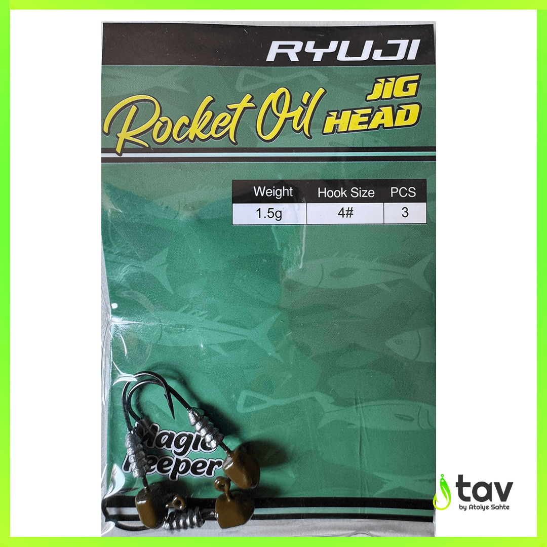 Ryuji Rocket Oil Jighead - 1.5gr No:4#