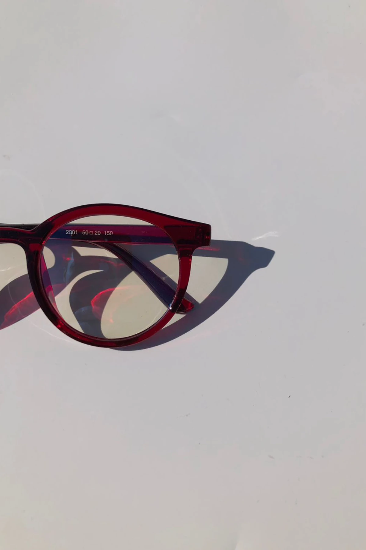 Julianne Mavi Işık Korumalı Bordo