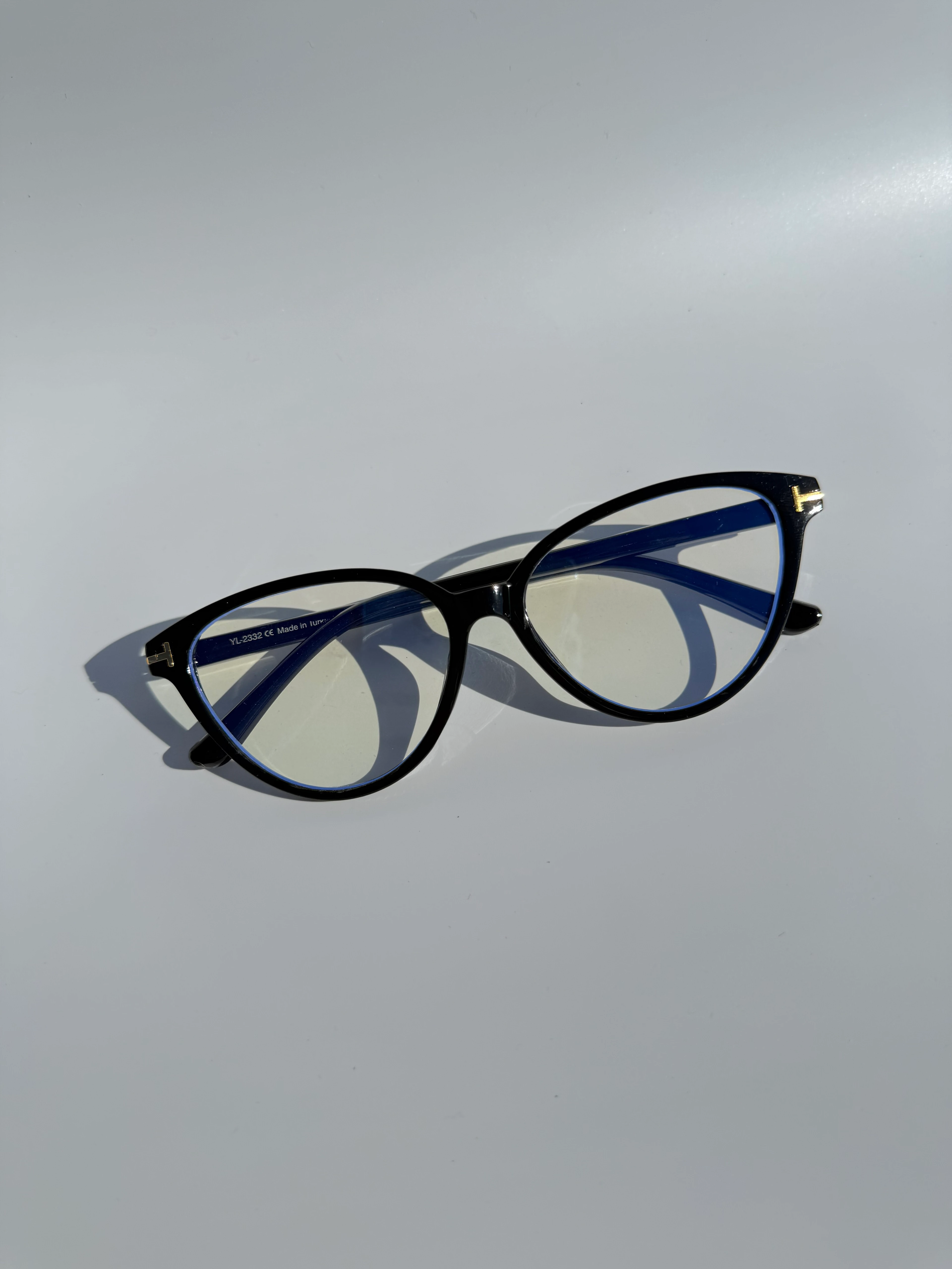 Hera Mavi Işık Korumalı Gözlük Siyah