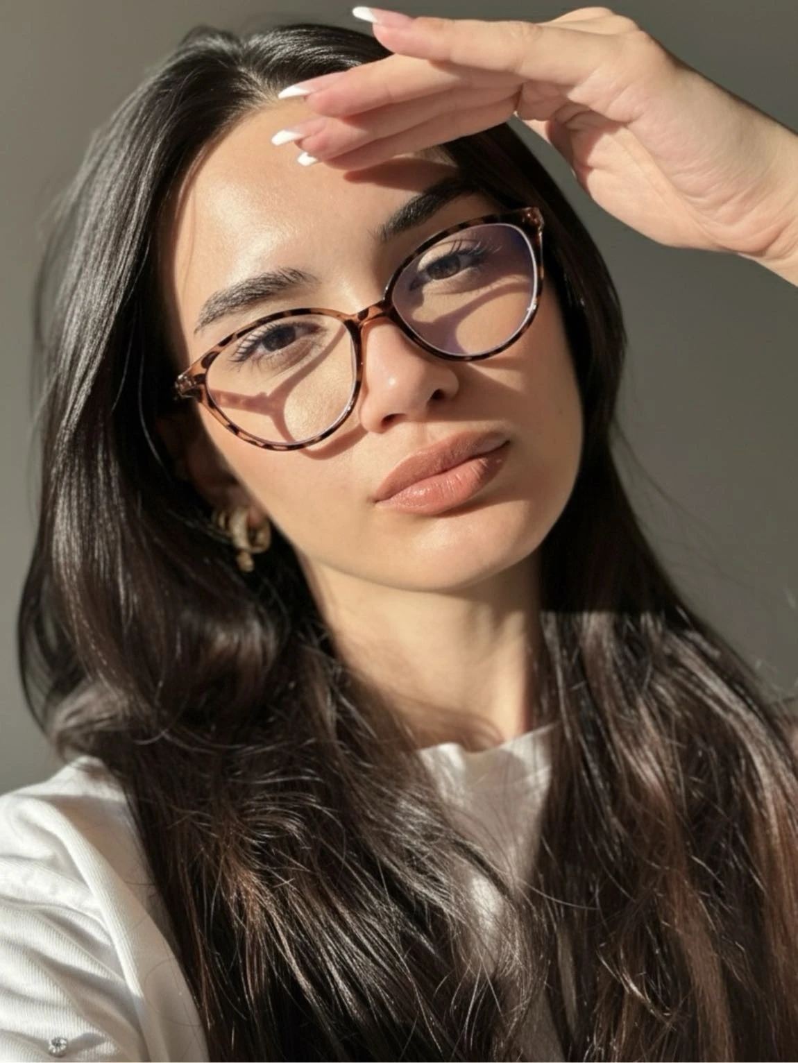 Viyole Mavi Işık Korumalı Gözlük