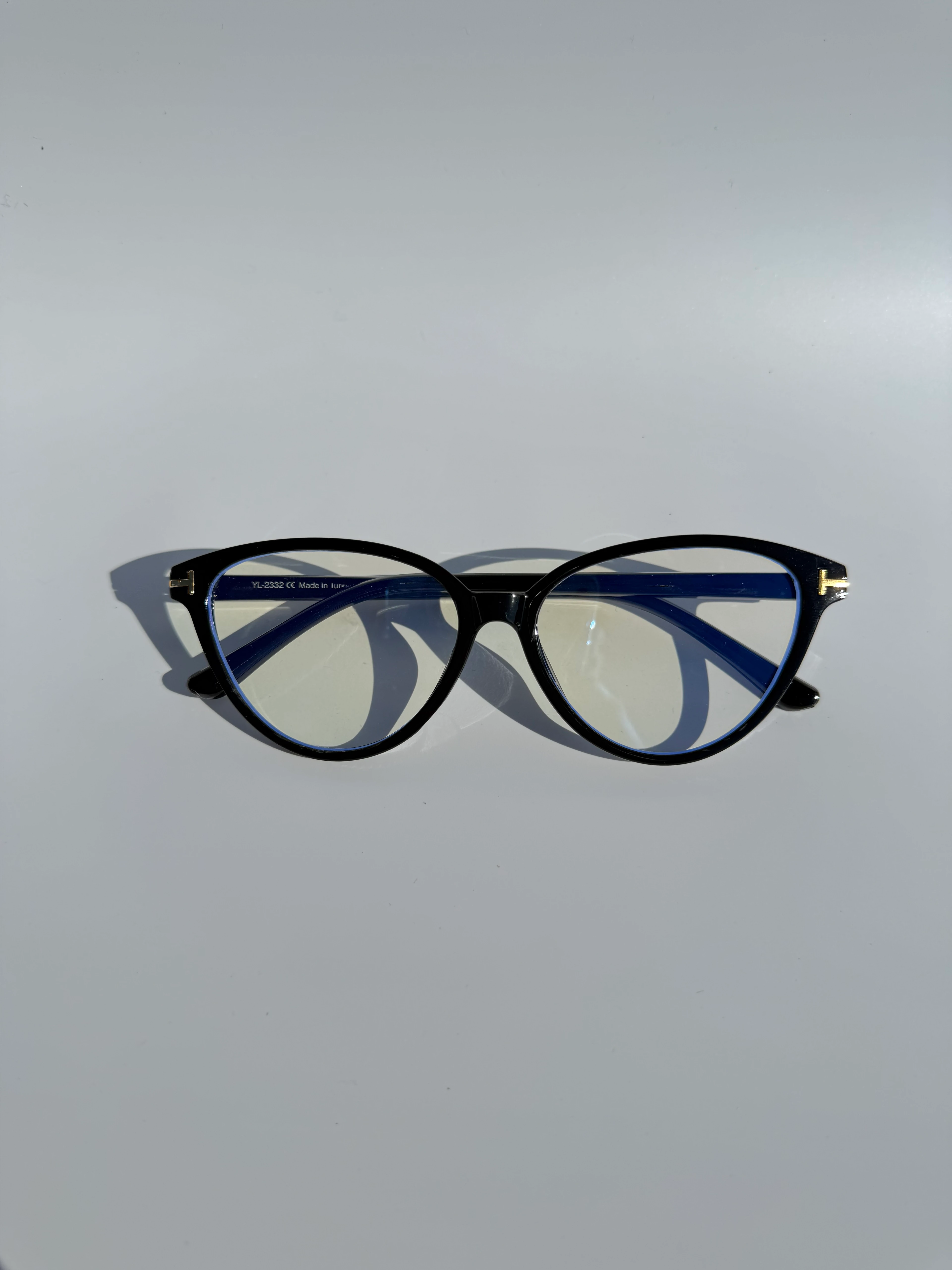 Hera Mavi Işık Korumalı Gözlük Siyah