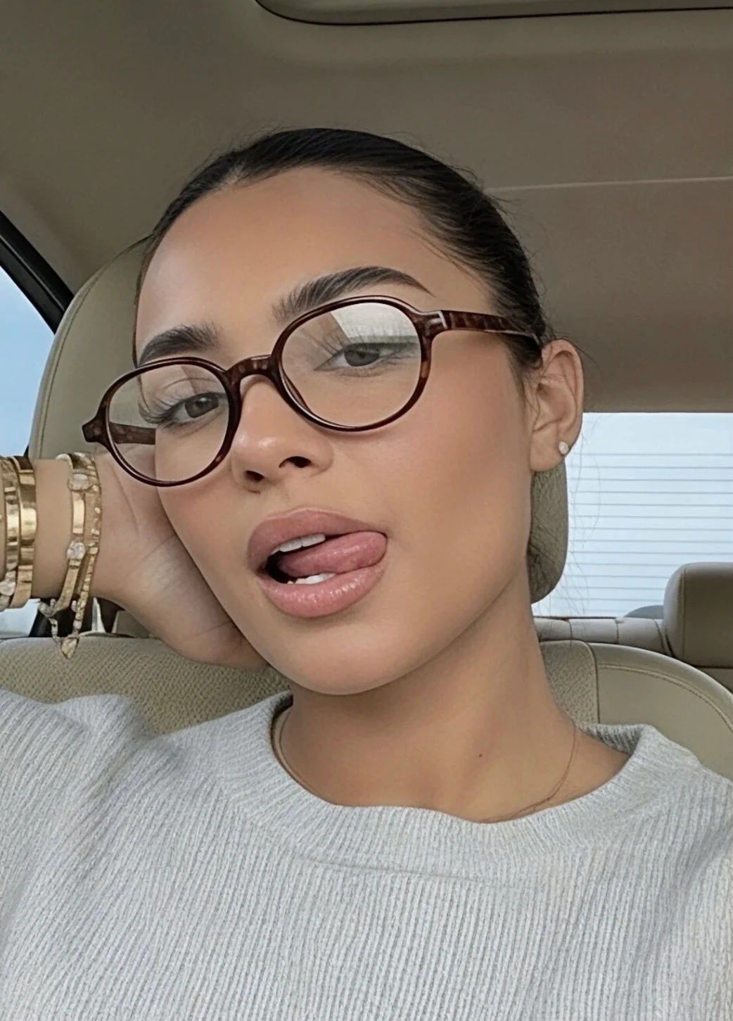 Opel Mavi Işık Korumalı Gözlük - leopar