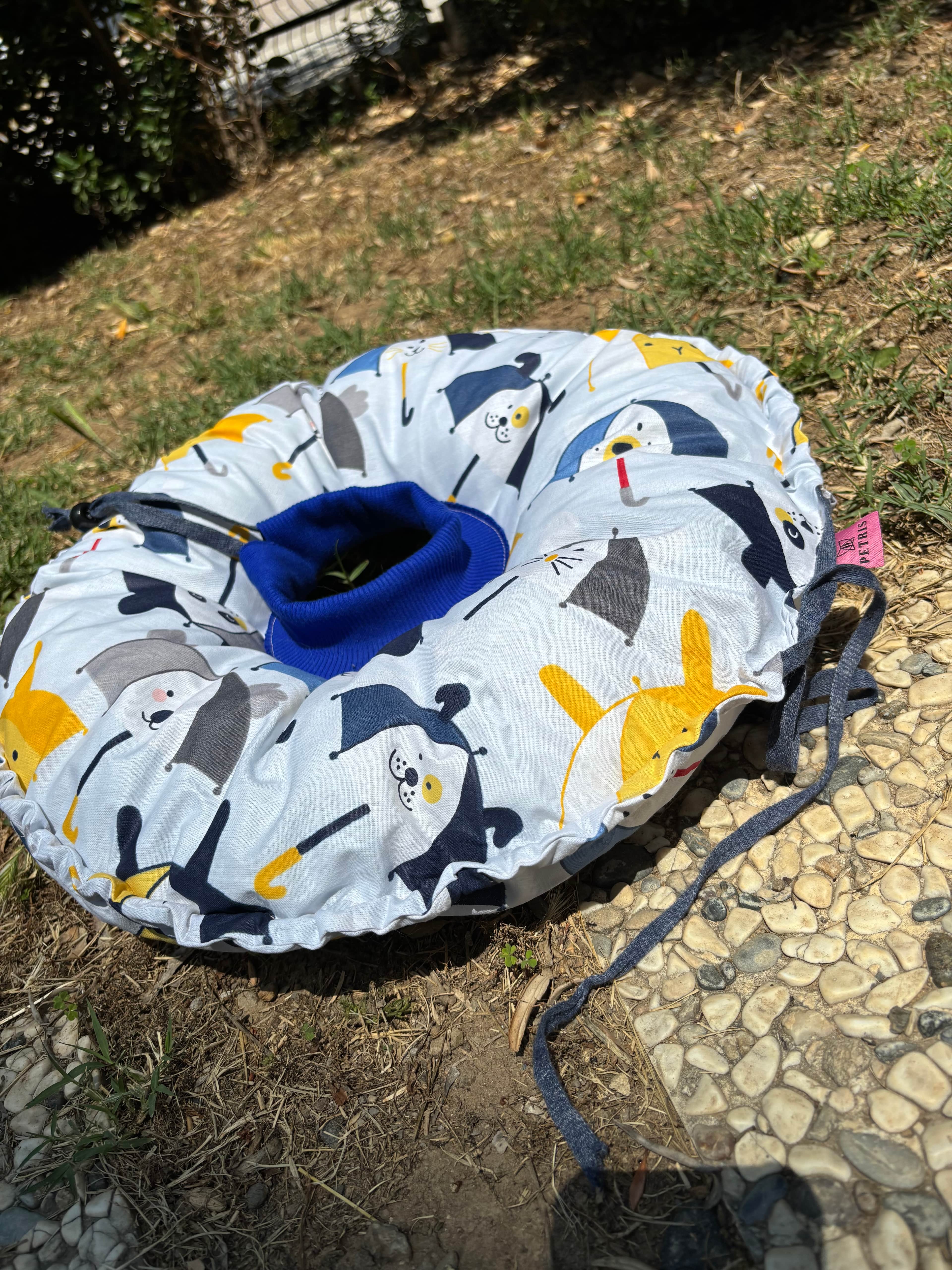 Kedi Köpek Huni Operasyon Boyunluk,yakalık,yastık,elizabeth(XL DIŞ KENAR ÇAPI:45 CM)%100 Koruma 01