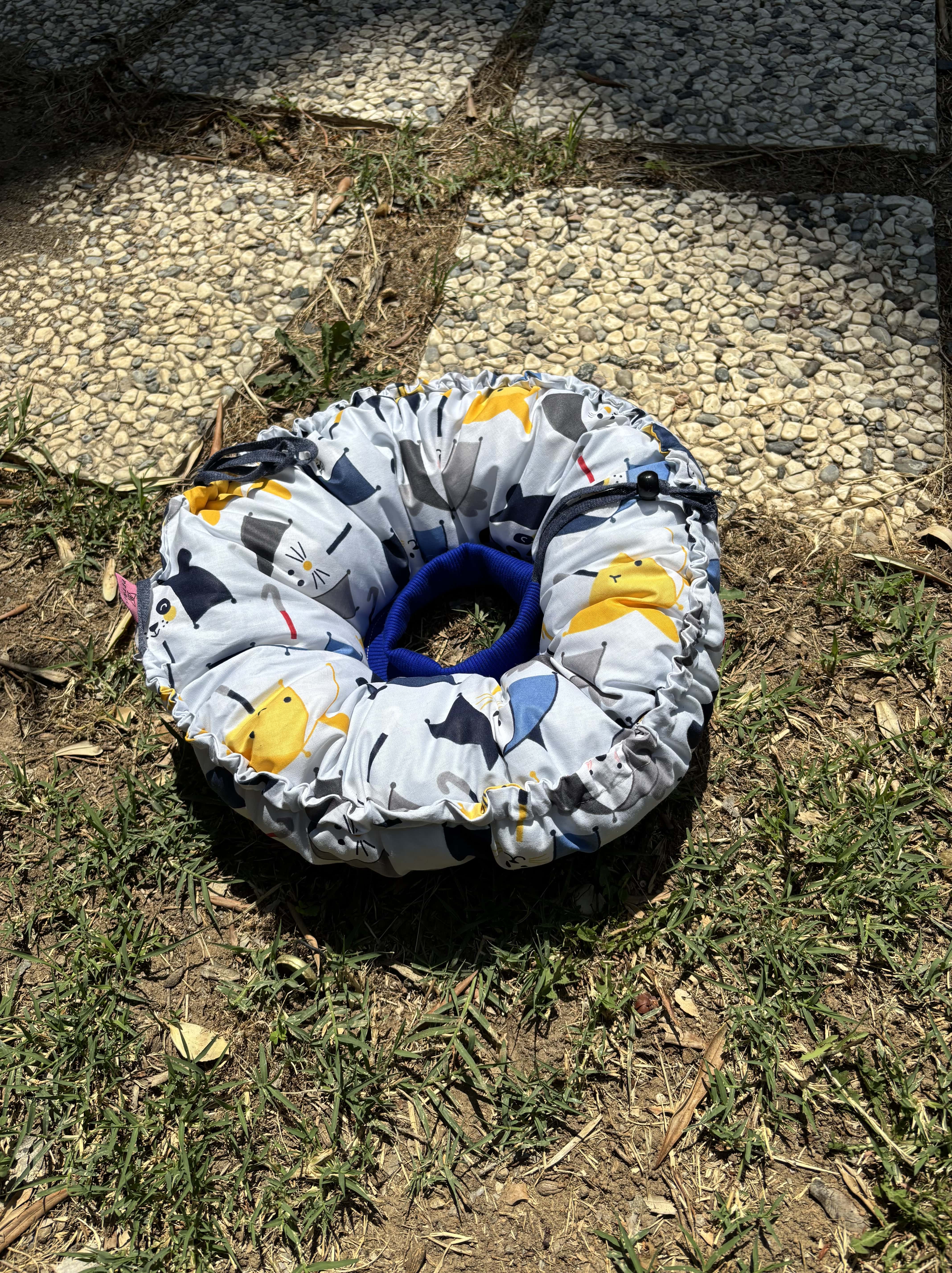 Kedi Köpek Huni Operasyon Boyunluk,yakalık,yastık,elizabeth(XL DIŞ KENAR ÇAPI:45 CM)%100 Koruma 01