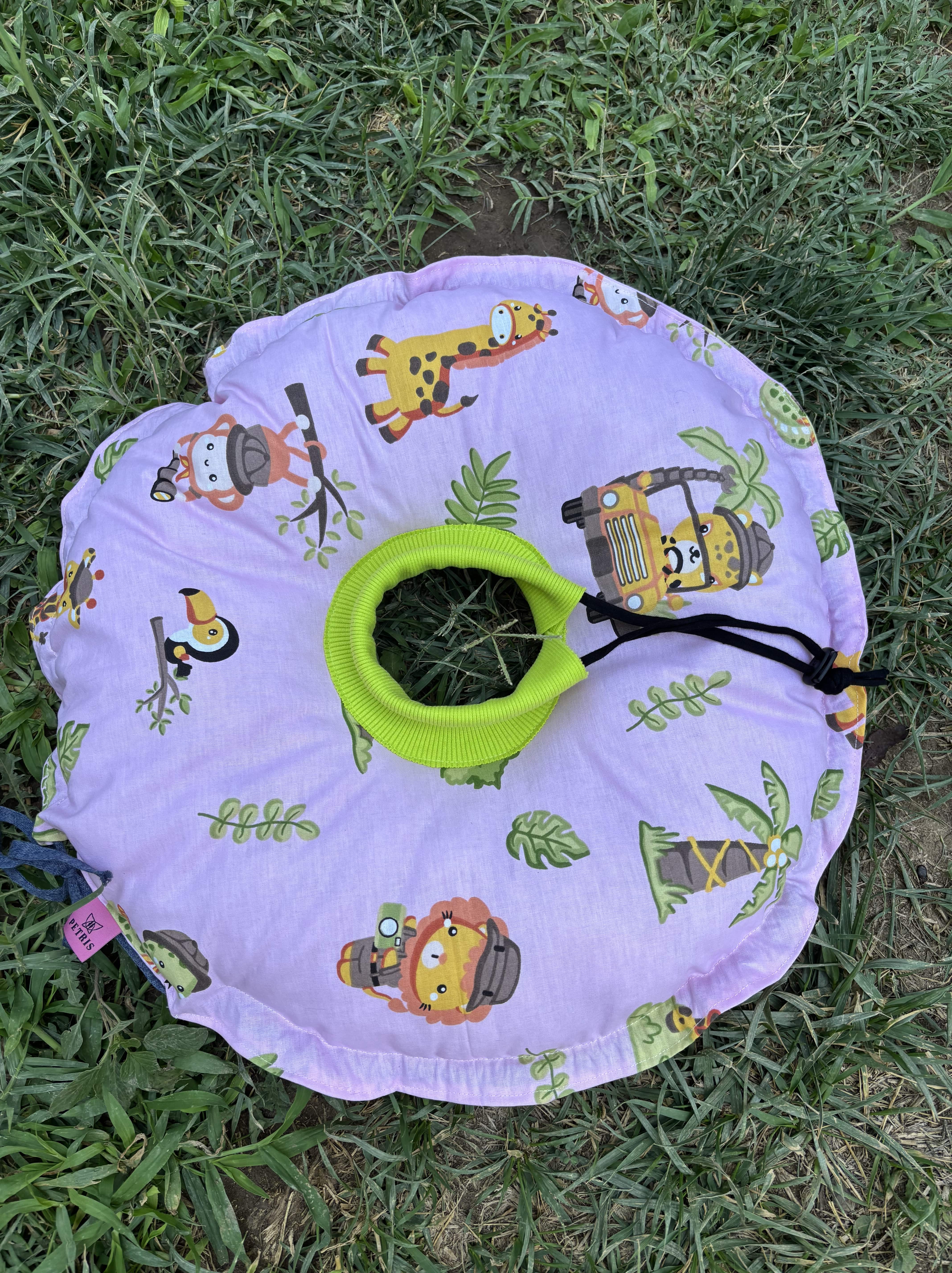 Kedi Köpek Huni Operasyon Boyunluk,yakalık,yastık,elizabeth(XL DIŞ KENAR ÇAPI:45 CM)%100 Koruma 06