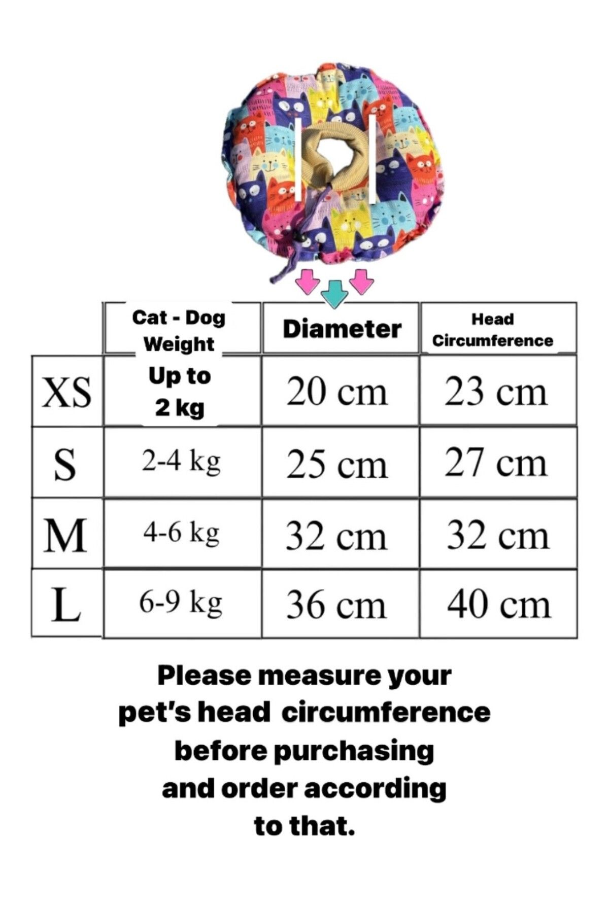 Kedi Köpek Boyunluk-elizabeth Yakalık Operasyon Boyunluk-kedi Boyun Yastığı Yılbaşı Knspt(ÇORAPLAR)