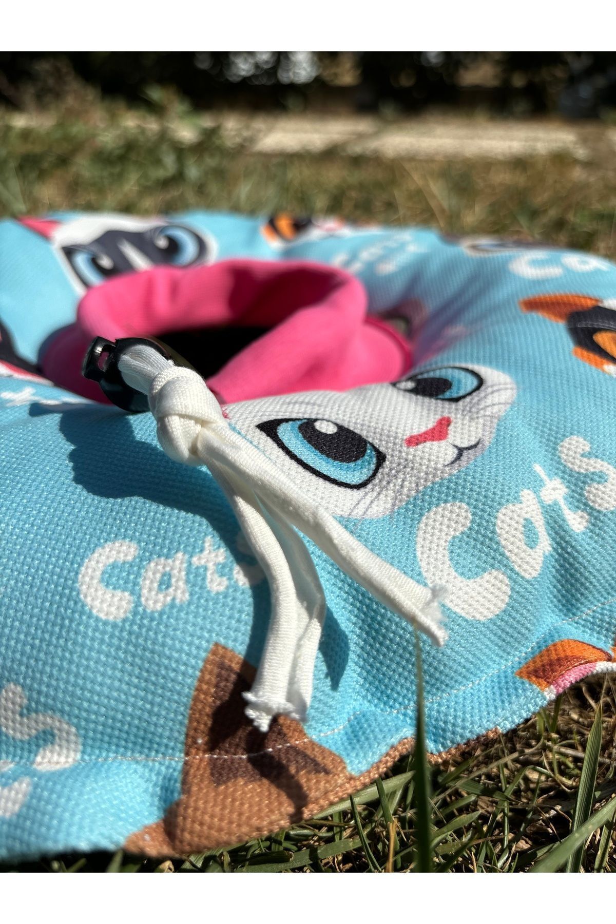 Kedi-Köpek Boyunluk-Elizabeth Yakalık Operasyon Boyunluk-kedi Boyun Yastığı(ÖZEL KUMAŞ)(Maviş Kediler)