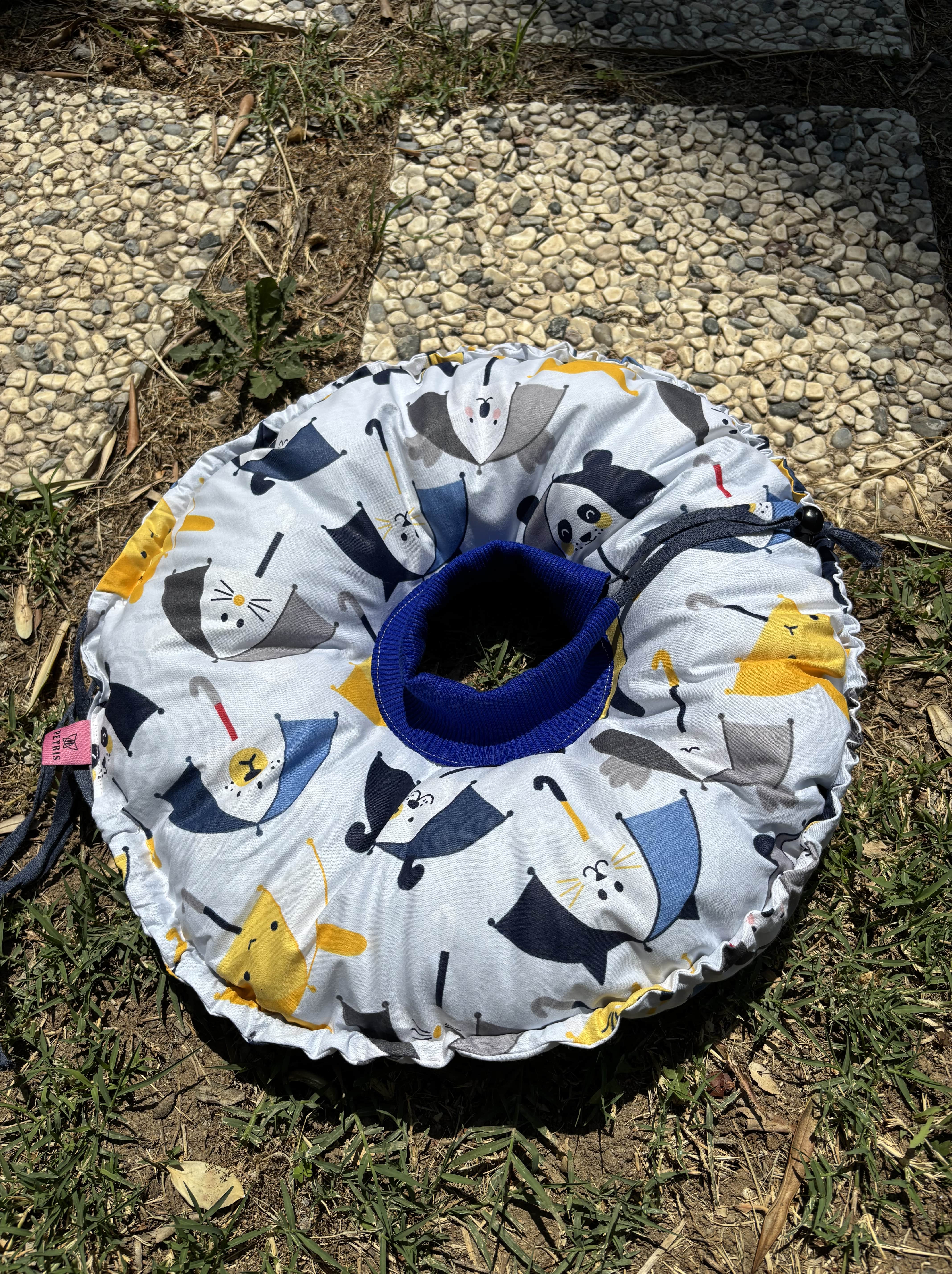 Kedi Köpek Huni Operasyon Boyunluk,yakalık,yastık,elizabeth(XL DIŞ KENAR ÇAPI:45 CM)%100 Koruma 01