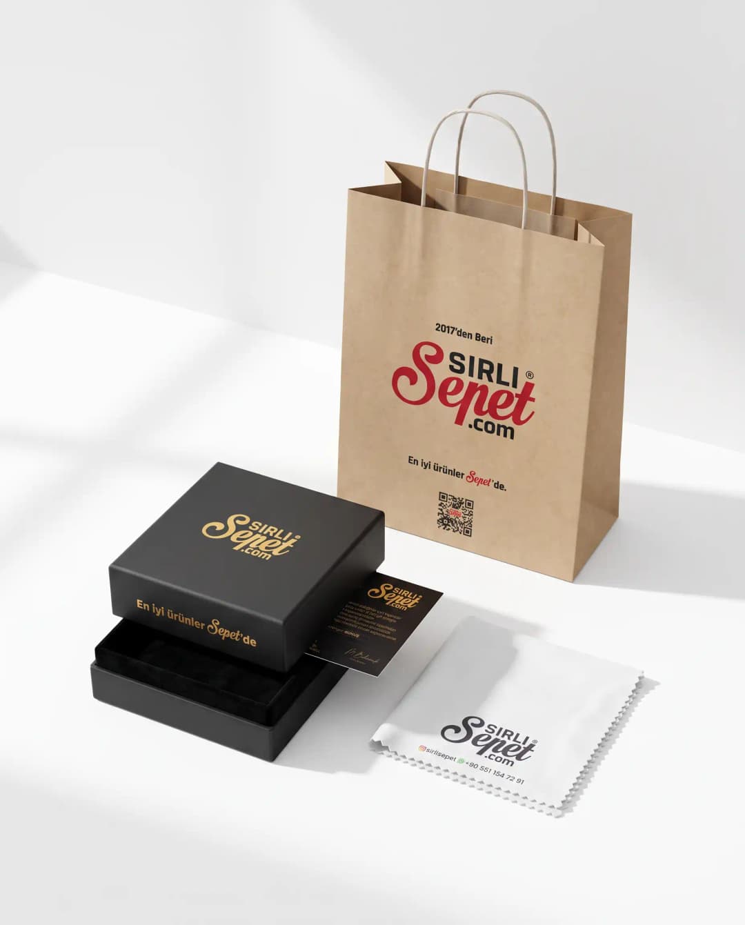 Sırlı Sepet özel kolye kutulaması ve paketleme sunumu