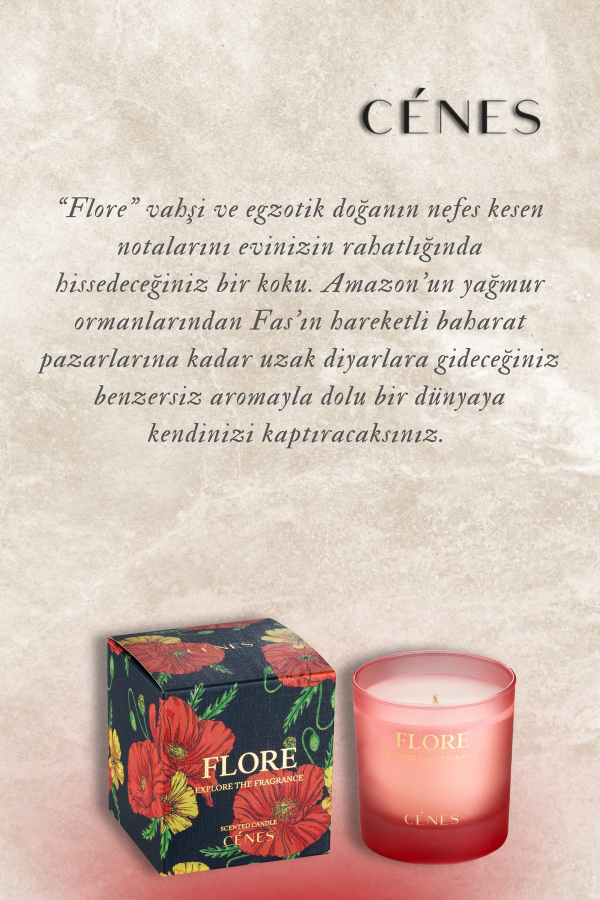 Flore Candle 200g-Mum