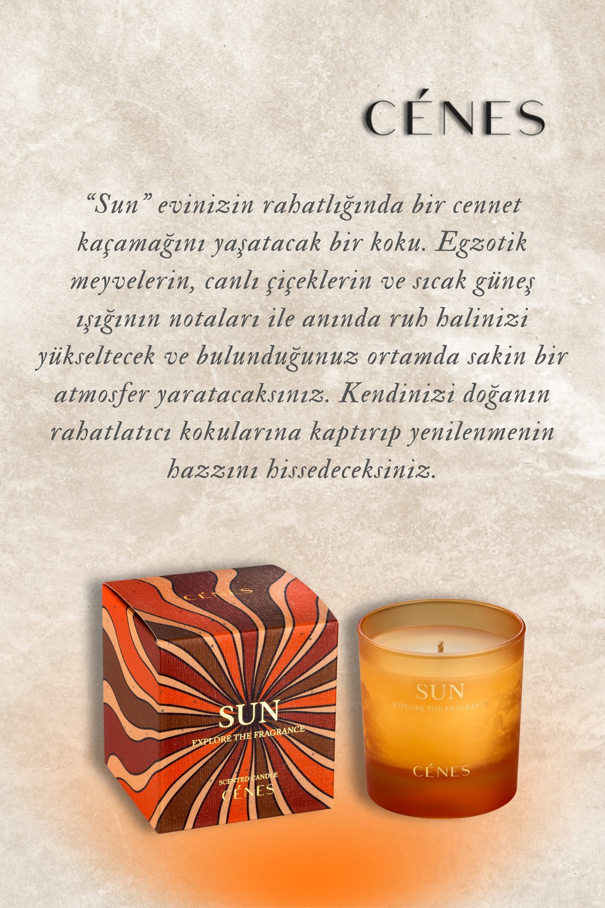 Sun Candle 200g-Mum