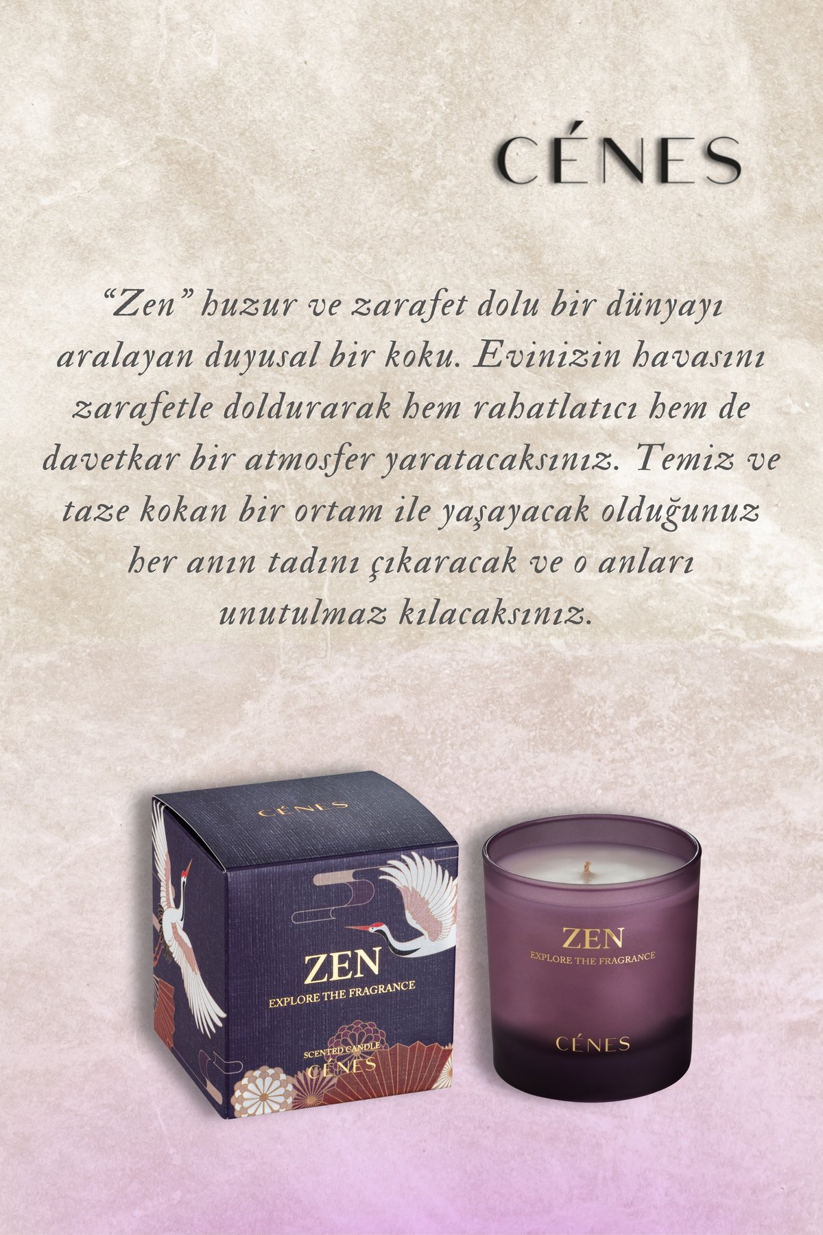 Zen Candle 200g-Mum