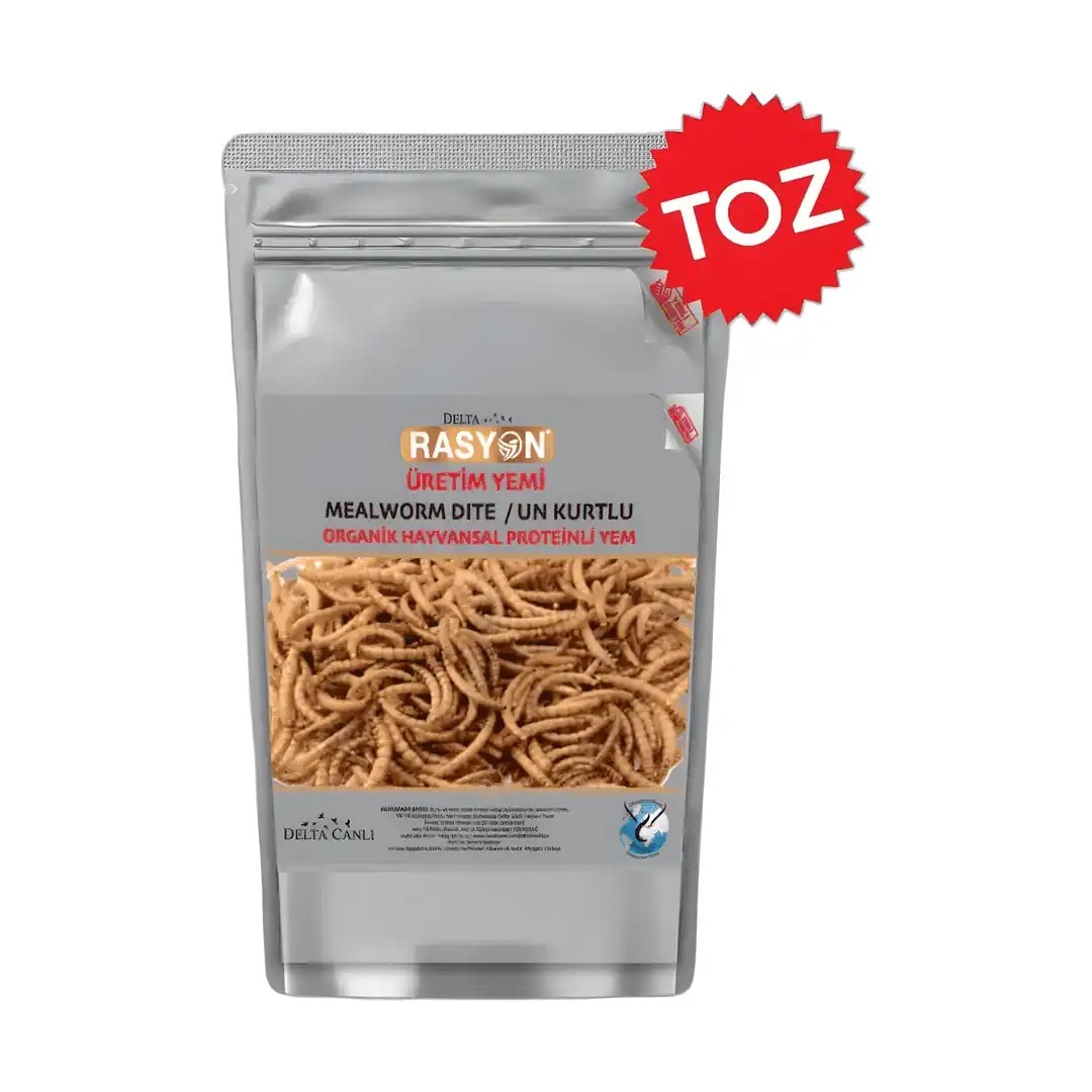 Rasyon Un Kurtlu Organik Hayvansal Proteinli Üretim Yemi Toz 1 Kg