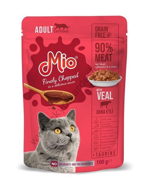 Mio Pouches -Yetişkin - Dana Etli 100 G