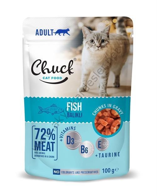 Chuck Pouches - Yetişkin - Balıklı 100 G