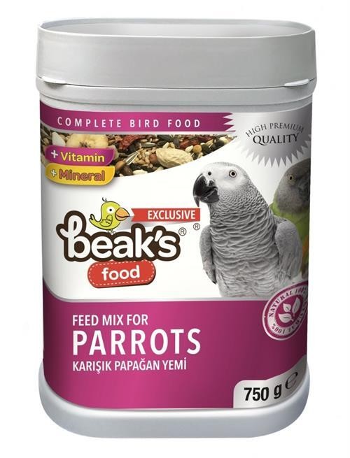 Beak's Karışık Meyveli Papağan Yemi 750gr