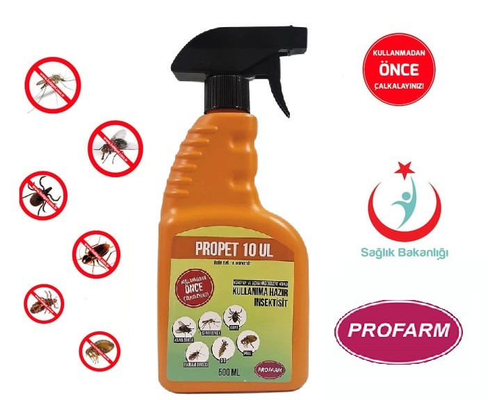 Profarm Propet 10 UL Kullanıma Hazır Sprey Böcek İlacı 400 ml