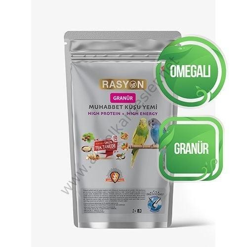 Rasyon High Protein + Energy Muhabbet Kuşu Yemi Granür 450gr